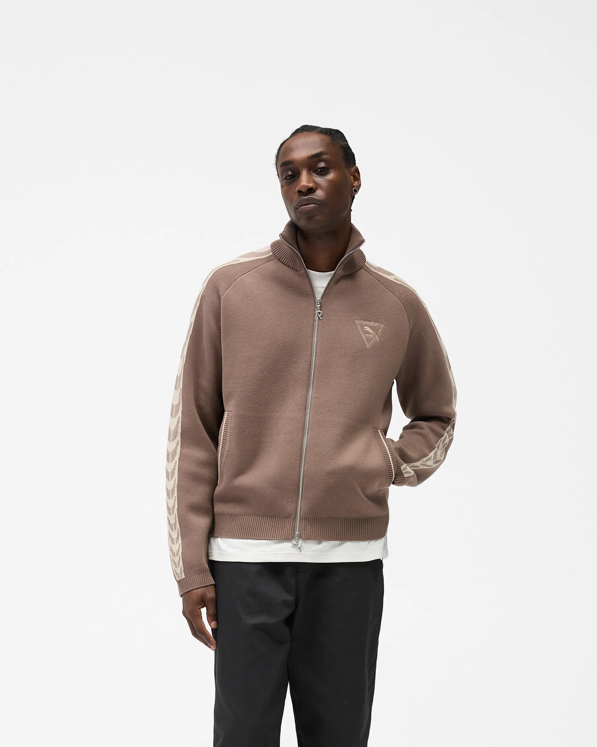 Represent X Puma T7 Knit Jacket - Pine Bark sold by Represent product image thumbnail 3
