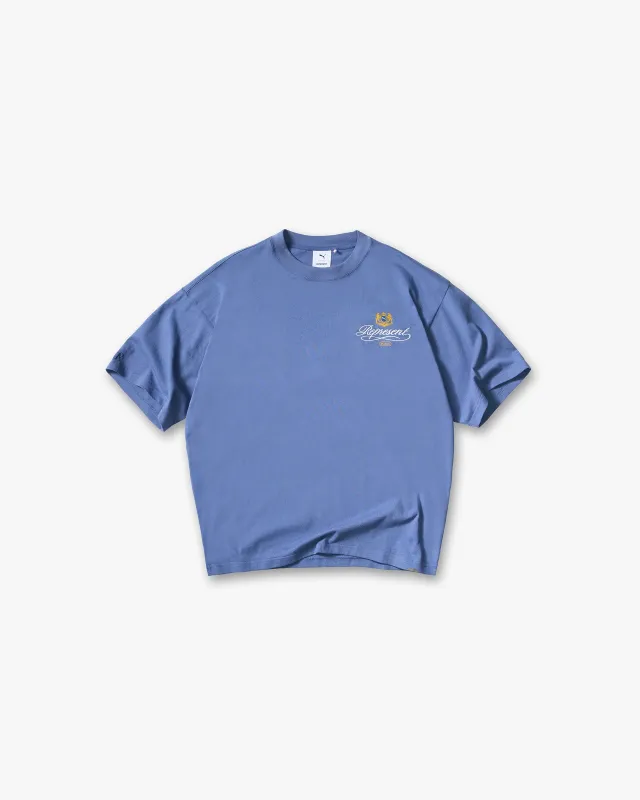 Represent X Puma Graphic T-Shirt - Blue Dusk sold by Represent