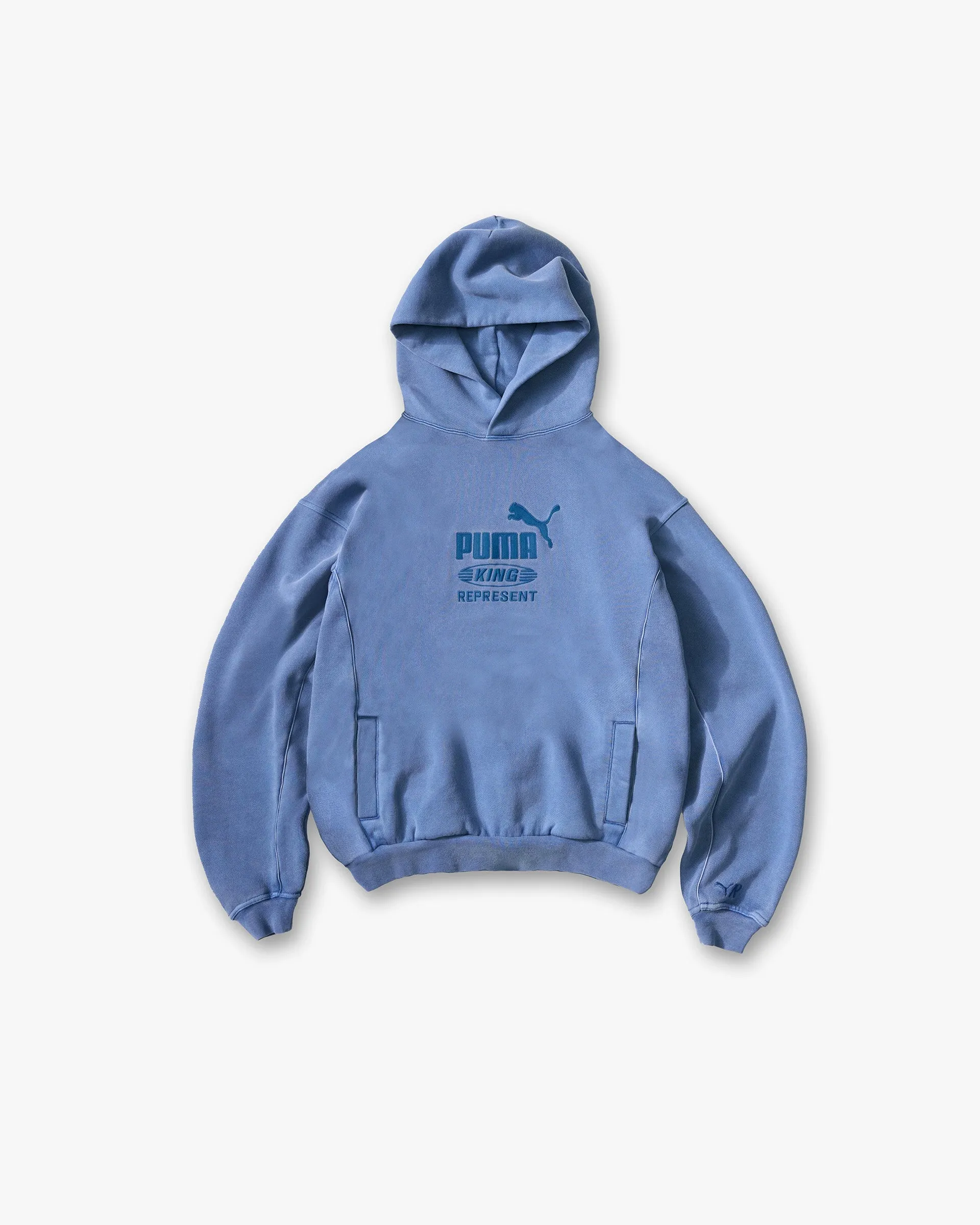 Represent X Puma Graphic Hoodie - Blue Dusk sold by Represent