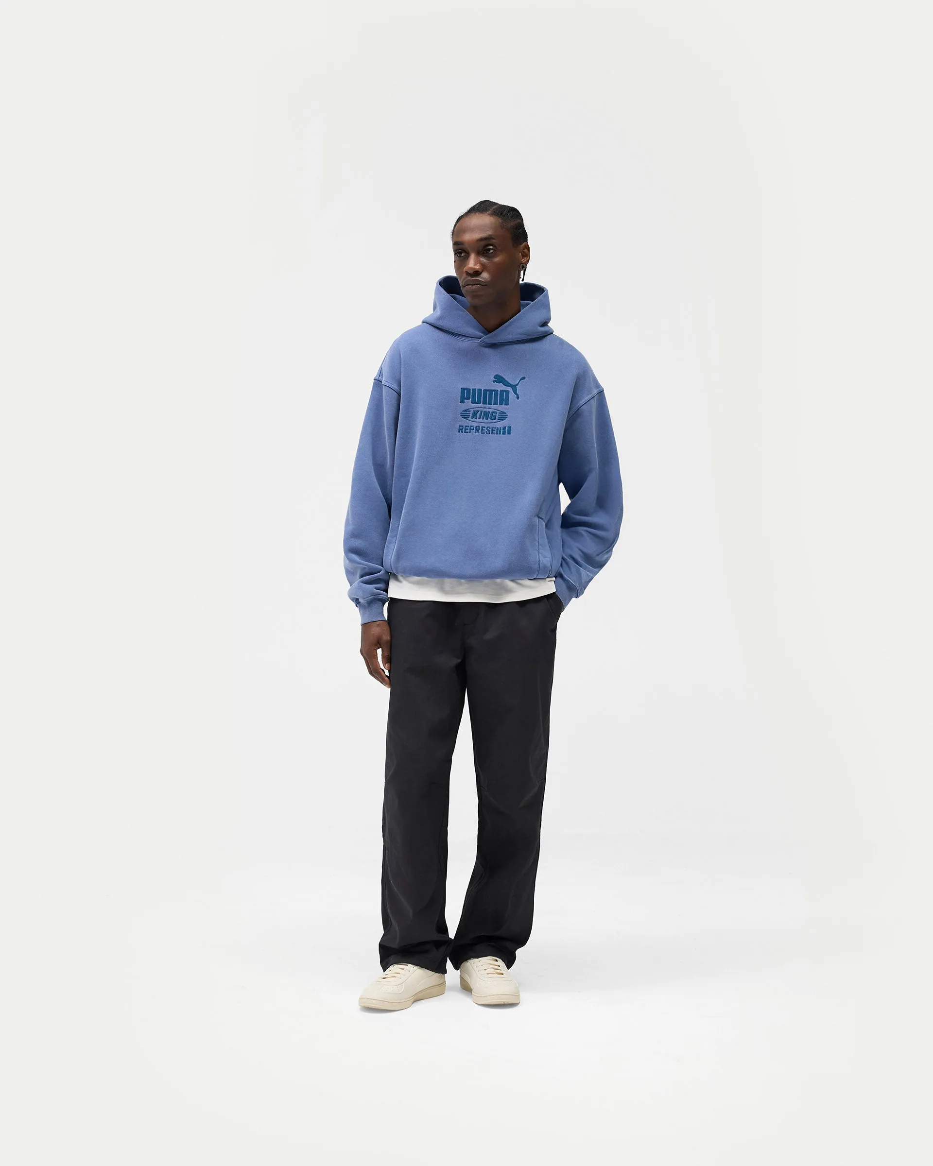 Represent X Puma Graphic Hoodie - Blue Dusk sold by Represent product image thumbnail 5