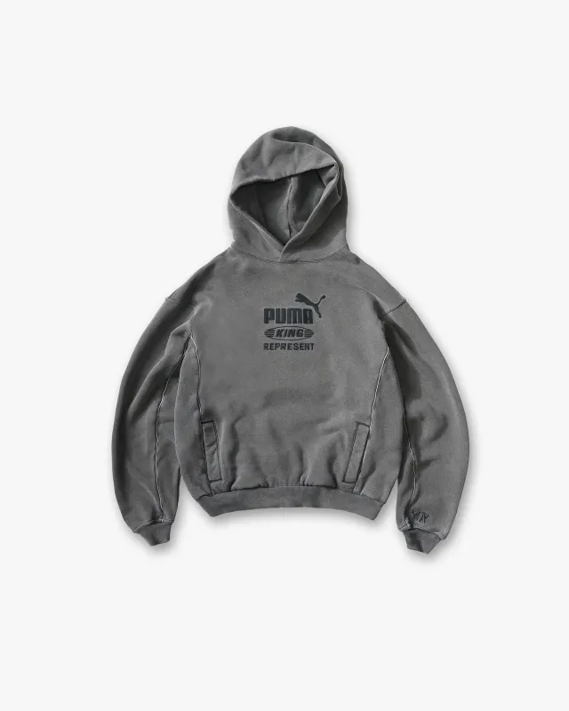 Represent X Puma Graphic Hoodie - Dark Grey sold by Represent