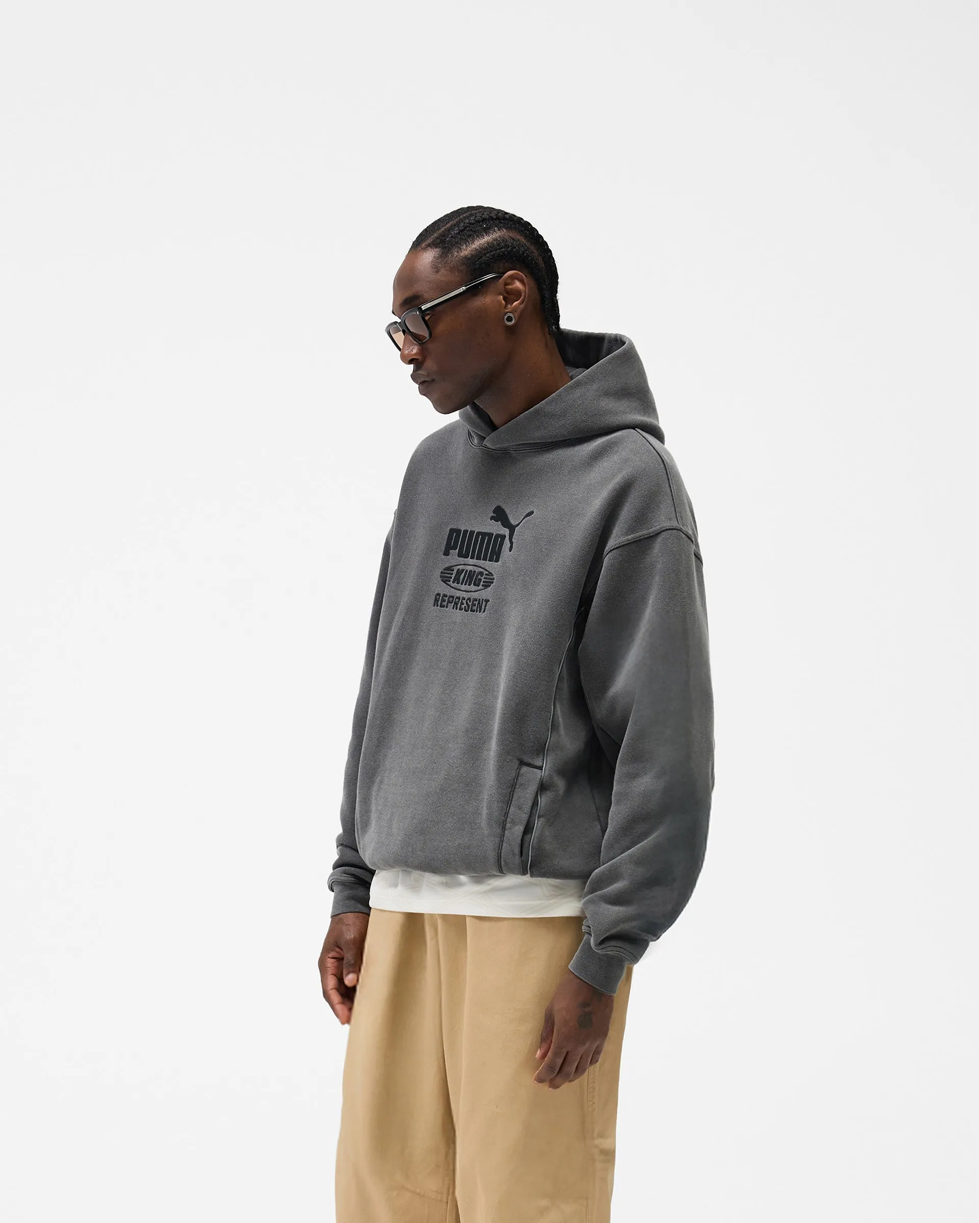 Represent X Puma Graphic Hoodie - Dark Grey sold by Represent product image thumbnail 2