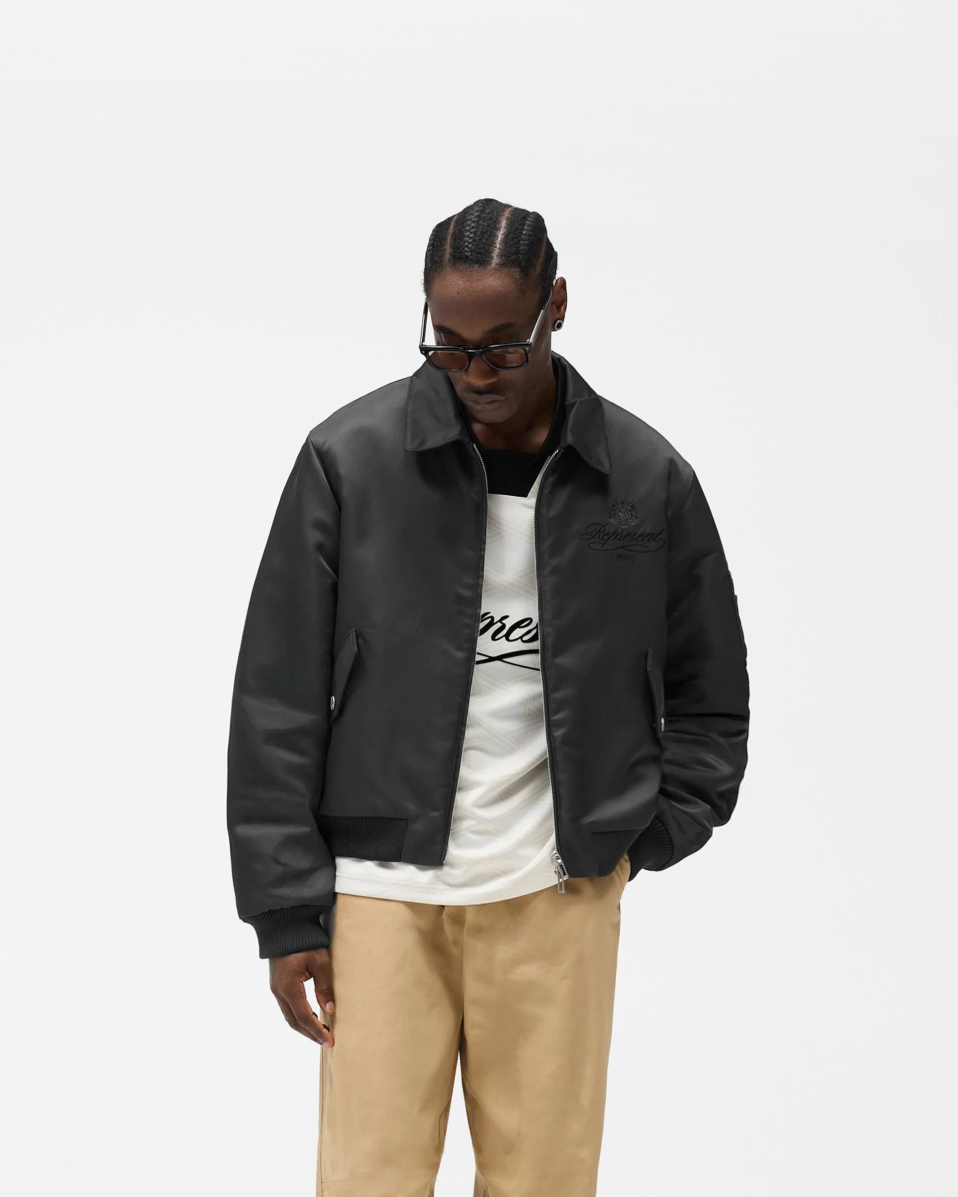 Represent X Puma Bomber - Dark Grey sold by Represent product image thumbnail 3