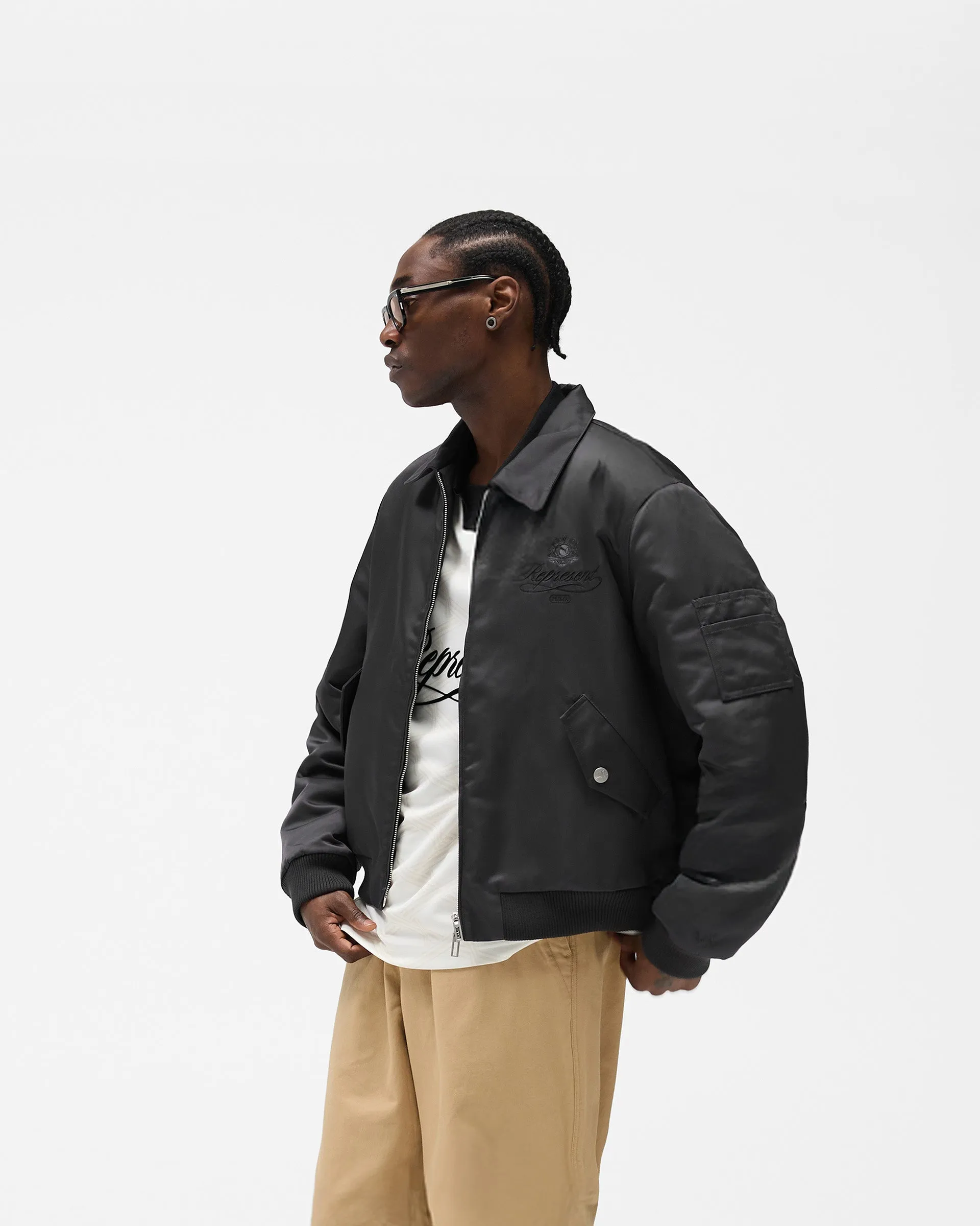 Represent X Puma Bomber - Dark Grey sold by Represent product image thumbnail 4