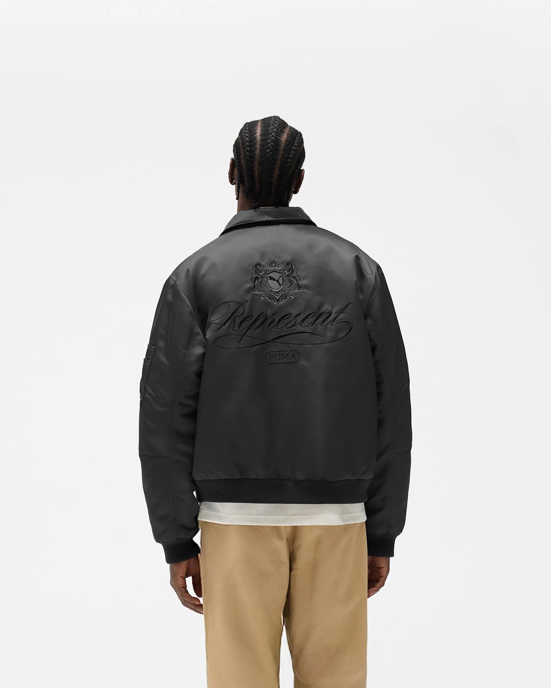 Represent X Puma Bomber - Dark Grey sold by Represent product image thumbnail 5