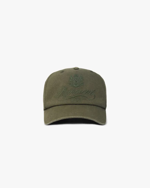 Represent X Puma Baseball Cap - Olive Night sold by Represent