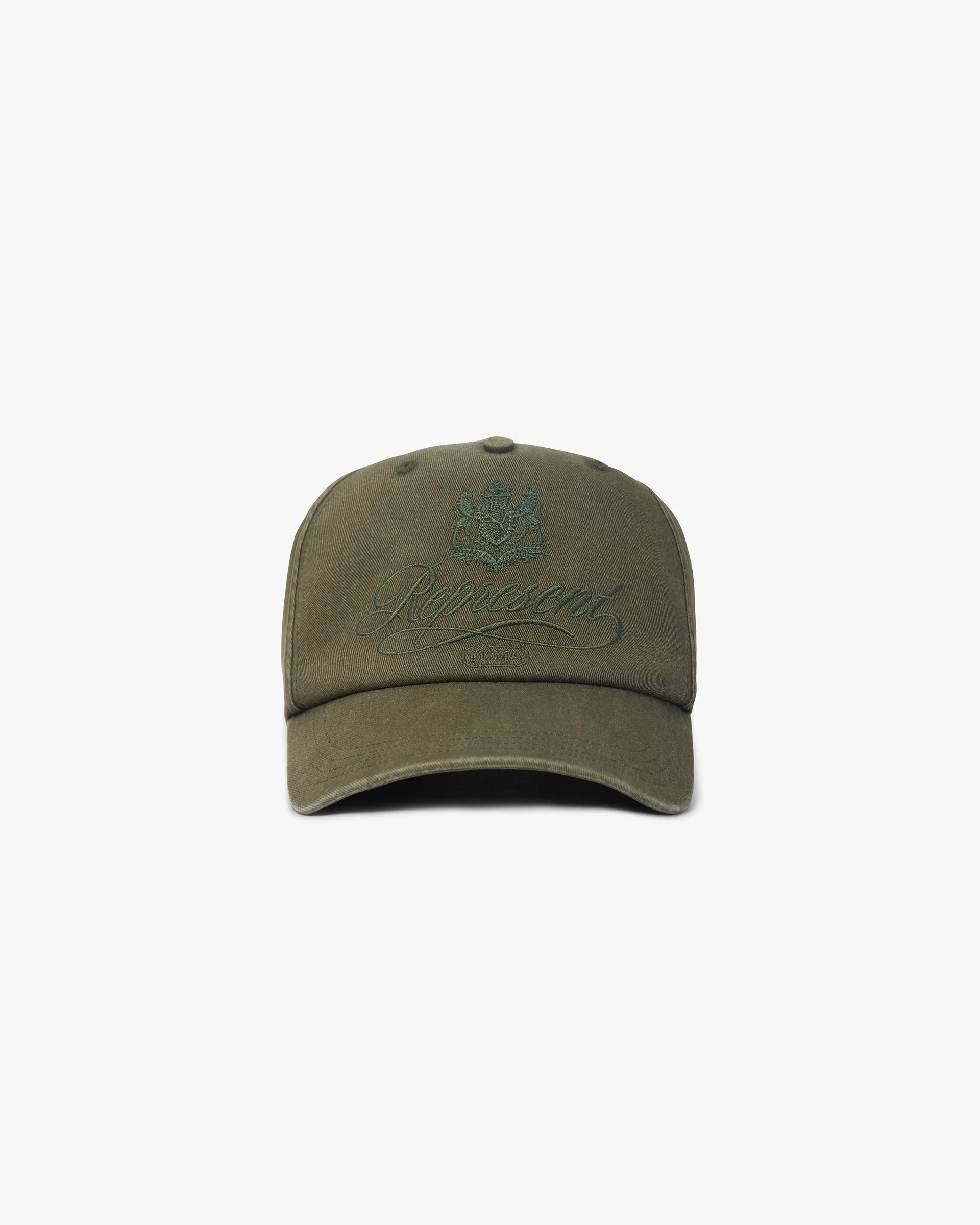 Represent X Puma Baseball Cap - Olive Night sold by Represent