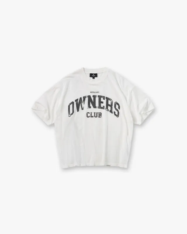 Represent Owners Club T-Shirt - Flat White sold by Represent