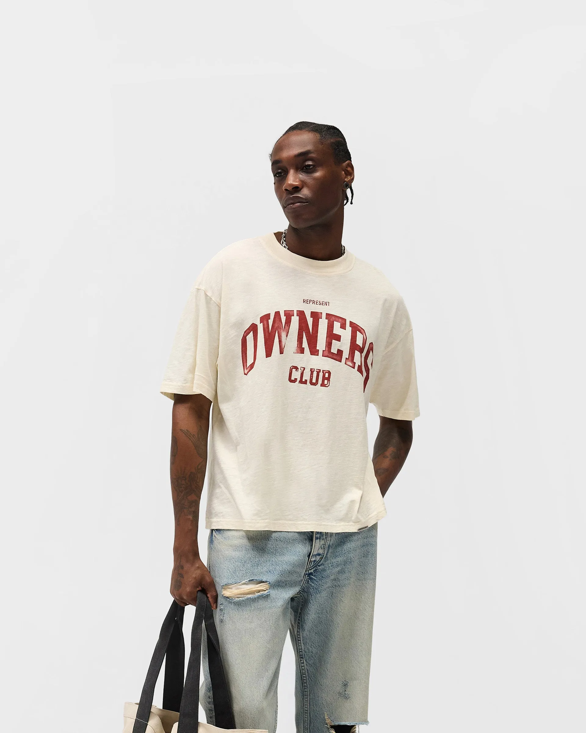 Represent Owners Club T-Shirt - Buttercream sold by Represent product image thumbnail 3