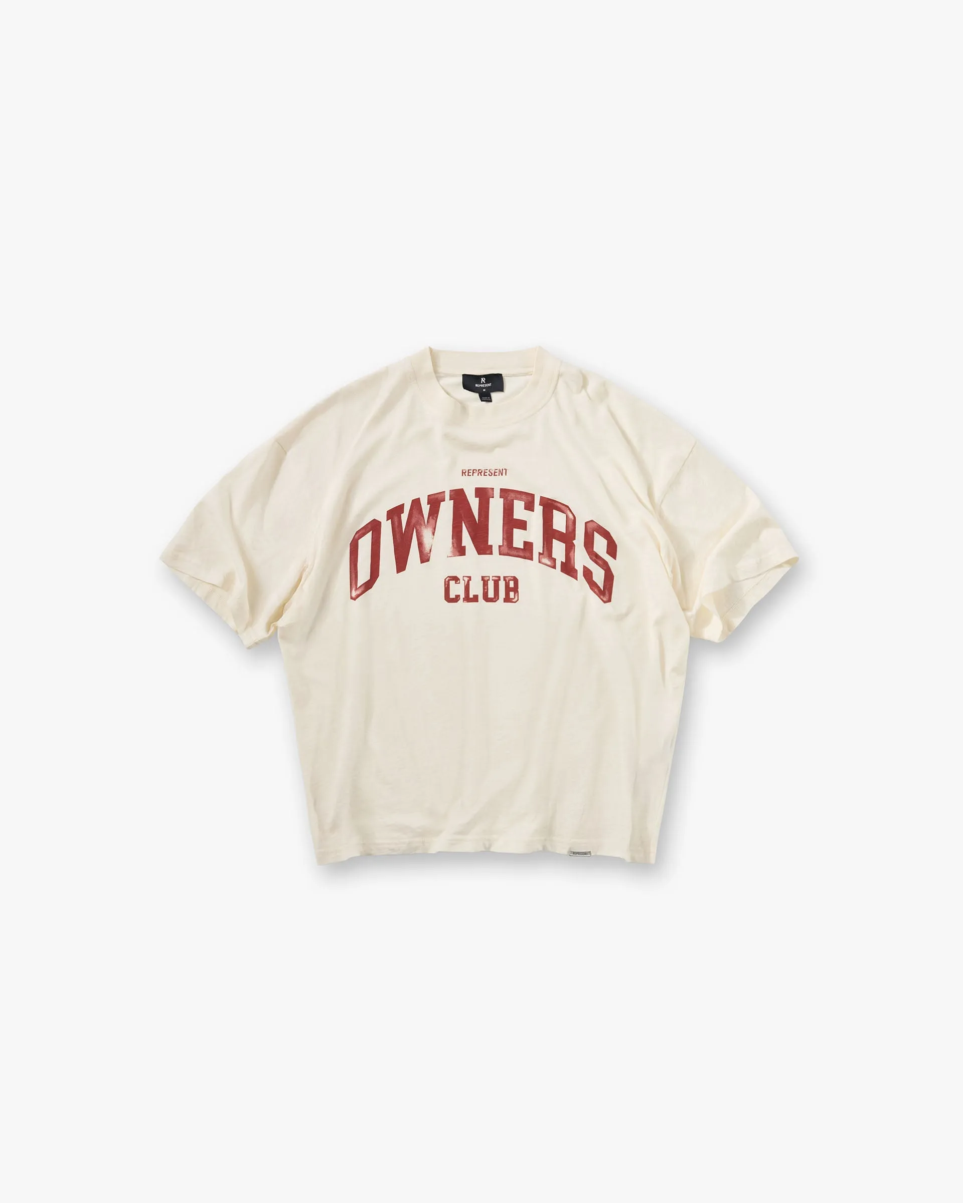 Represent Owners Club T-Shirt - Buttercream sold by Represent