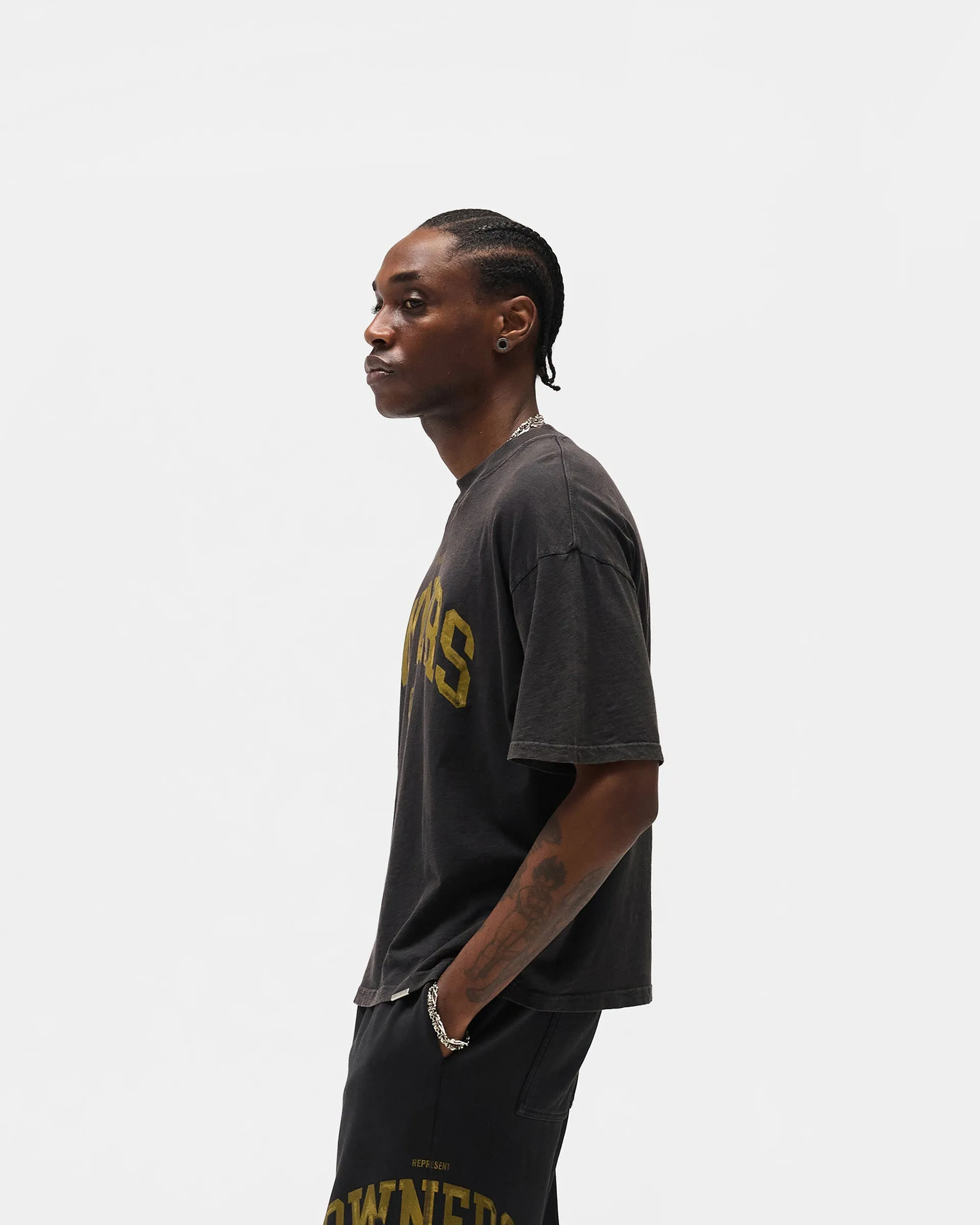 Represent Owners Club T-Shirt - Faded Black sold by Represent product image thumbnail 4