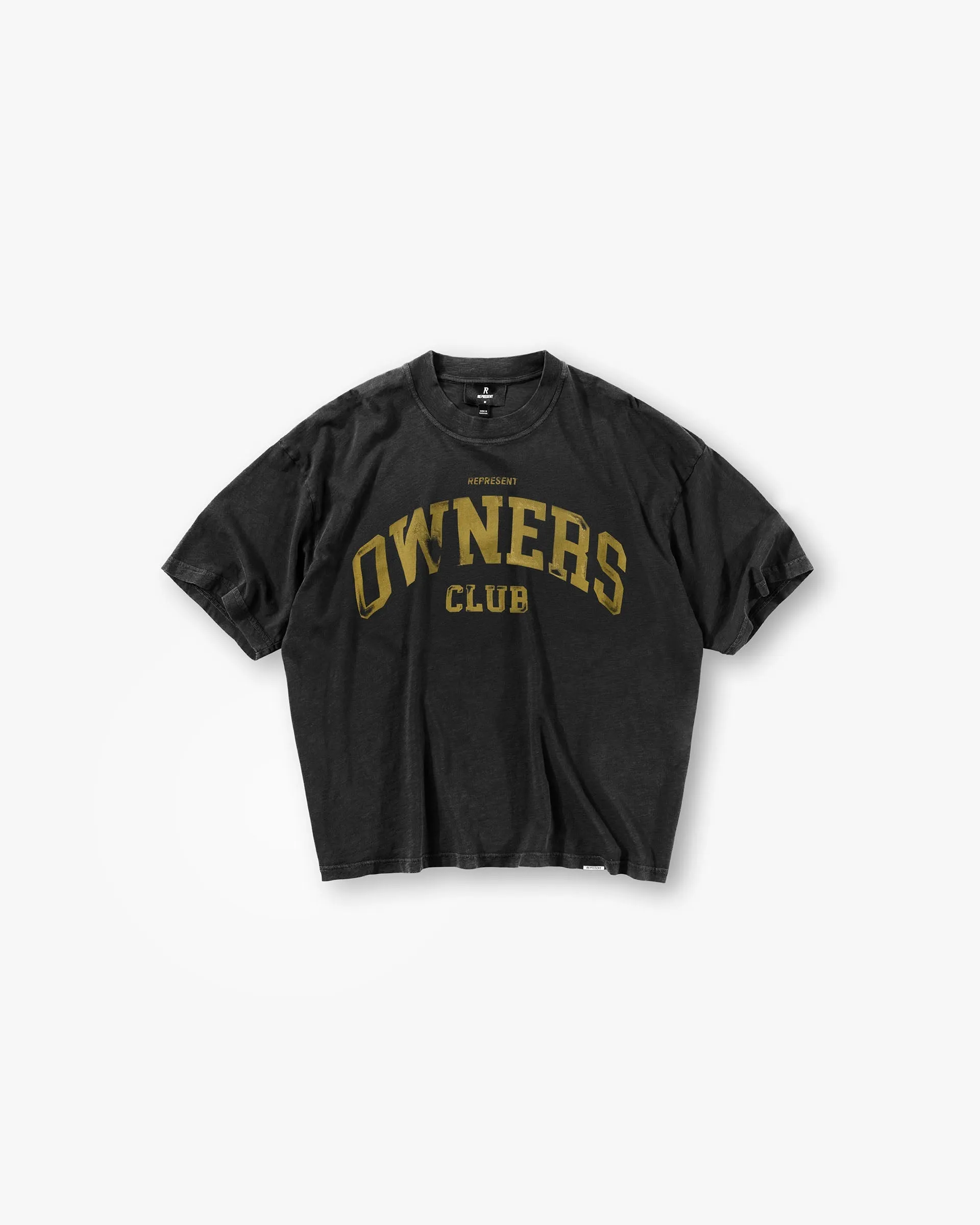 Represent Owners Club T-Shirt - Faded Black sold by Represent