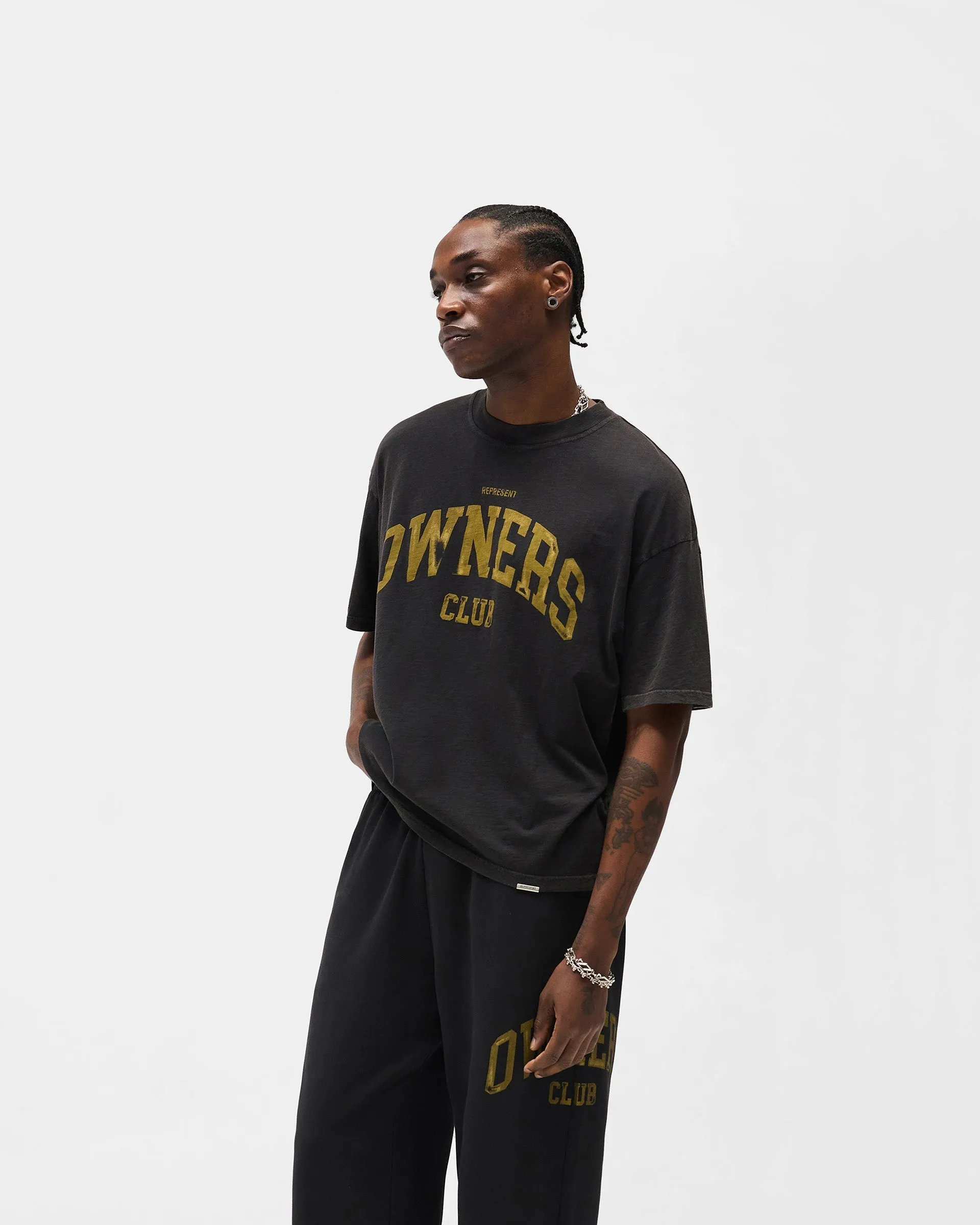 Represent Owners Club T-Shirt - Faded Black sold by Represent product image thumbnail 2