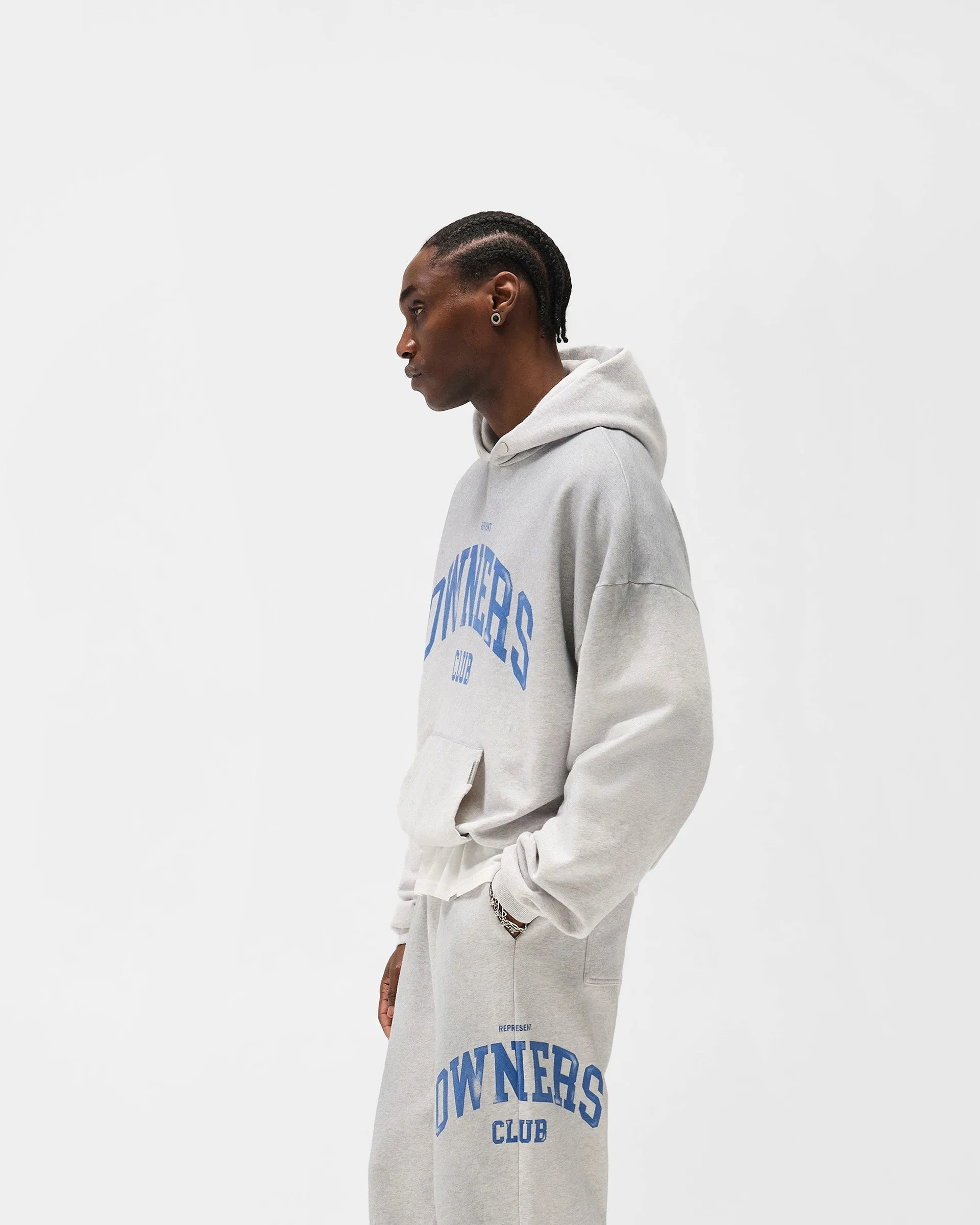 Represent Owners Club Hoodie - Sprayed Ice Grey Marl sold by Represent product image thumbnail 5