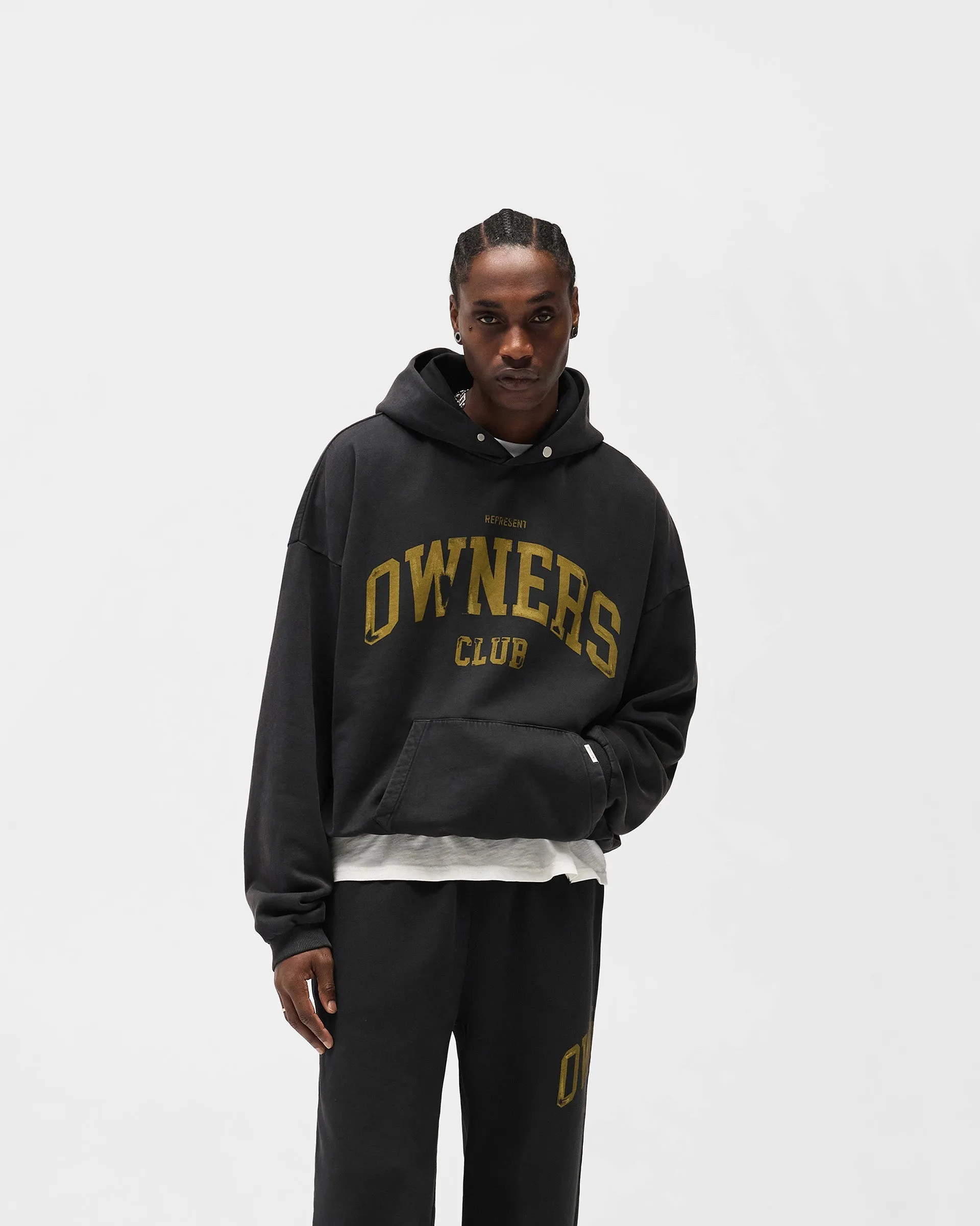 Represent Owners Club Hoodie - Faded Black sold by Represent product image thumbnail 3