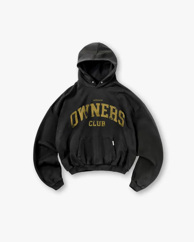 Represent Owners Club Hoodie - Faded Black sold by Represent