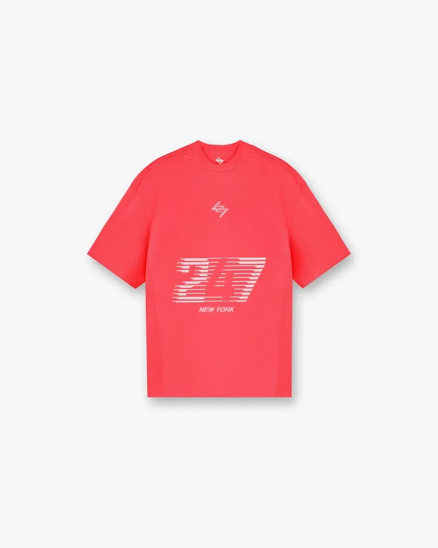 247 New York T-Shirt - Pink made by Represent