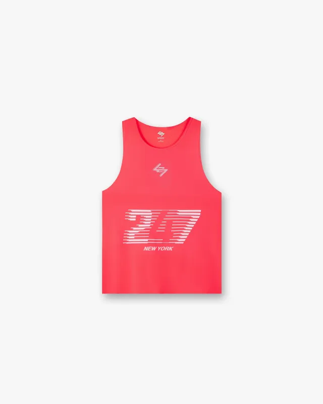 247 New York Singlet - Pink sold by Represent