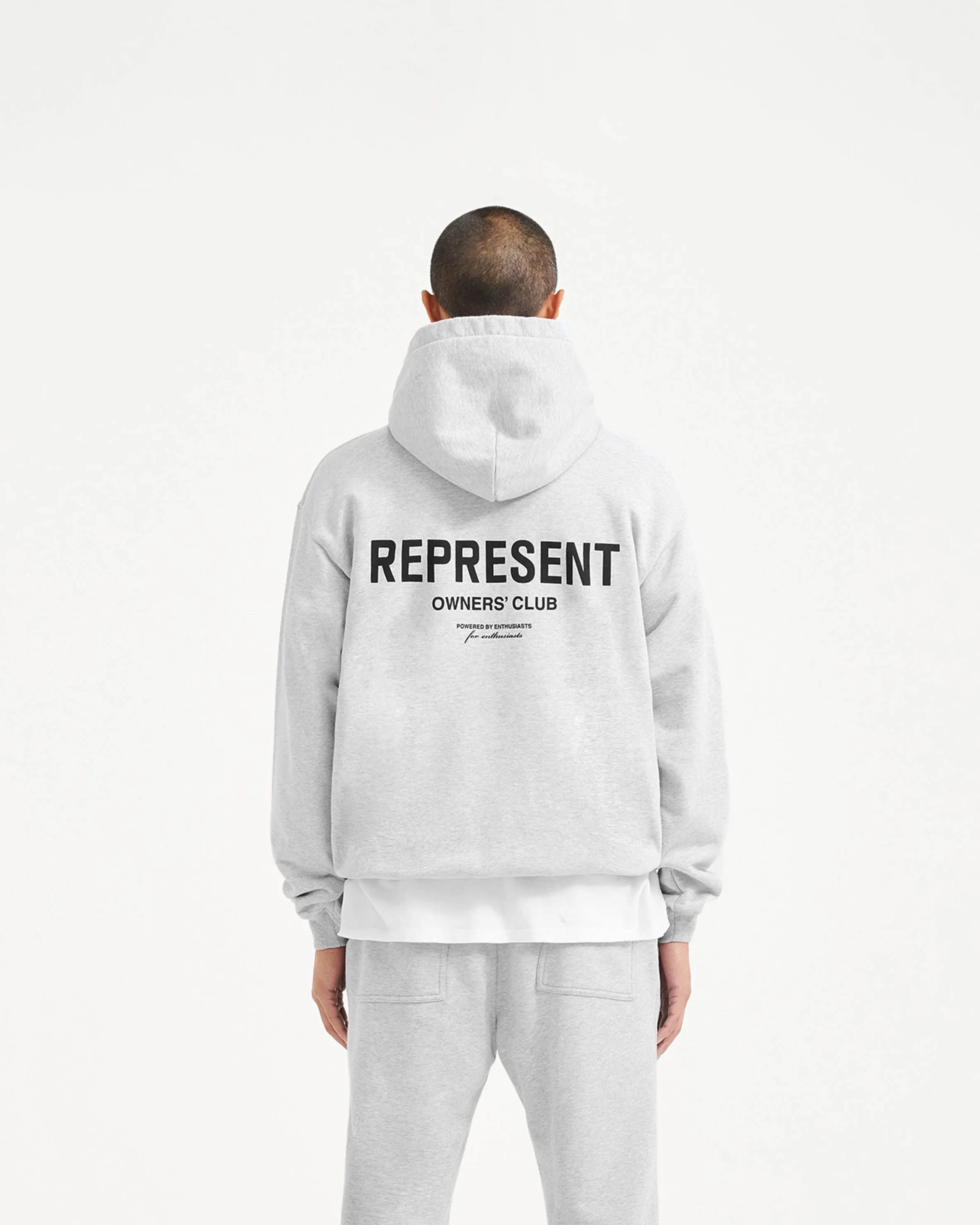 Represent Owners Club Hoodie - Ash Grey sold by Represent product image thumbnail 3