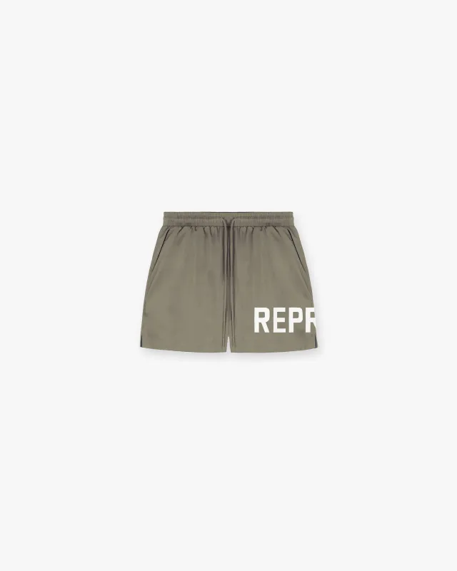 Represent Swim Short - Khaki made by Represent