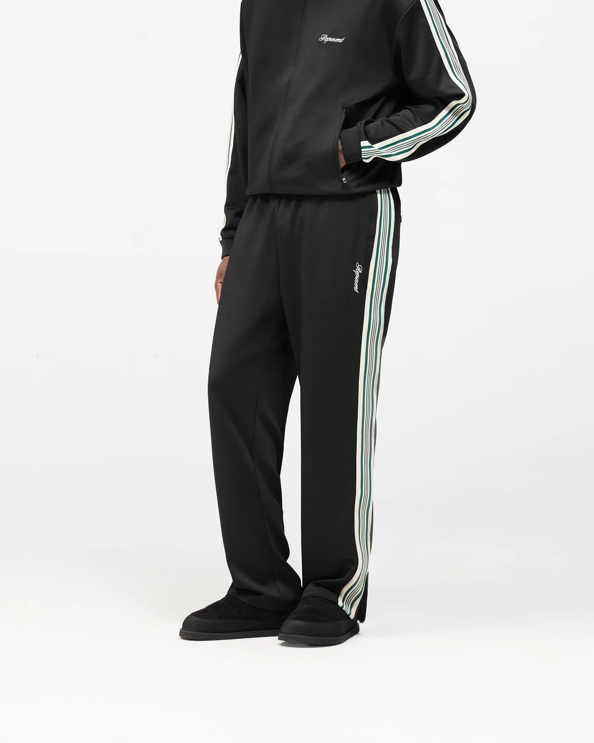 Taped Track Pant - Jet Black sold by Represent product image thumbnail 4