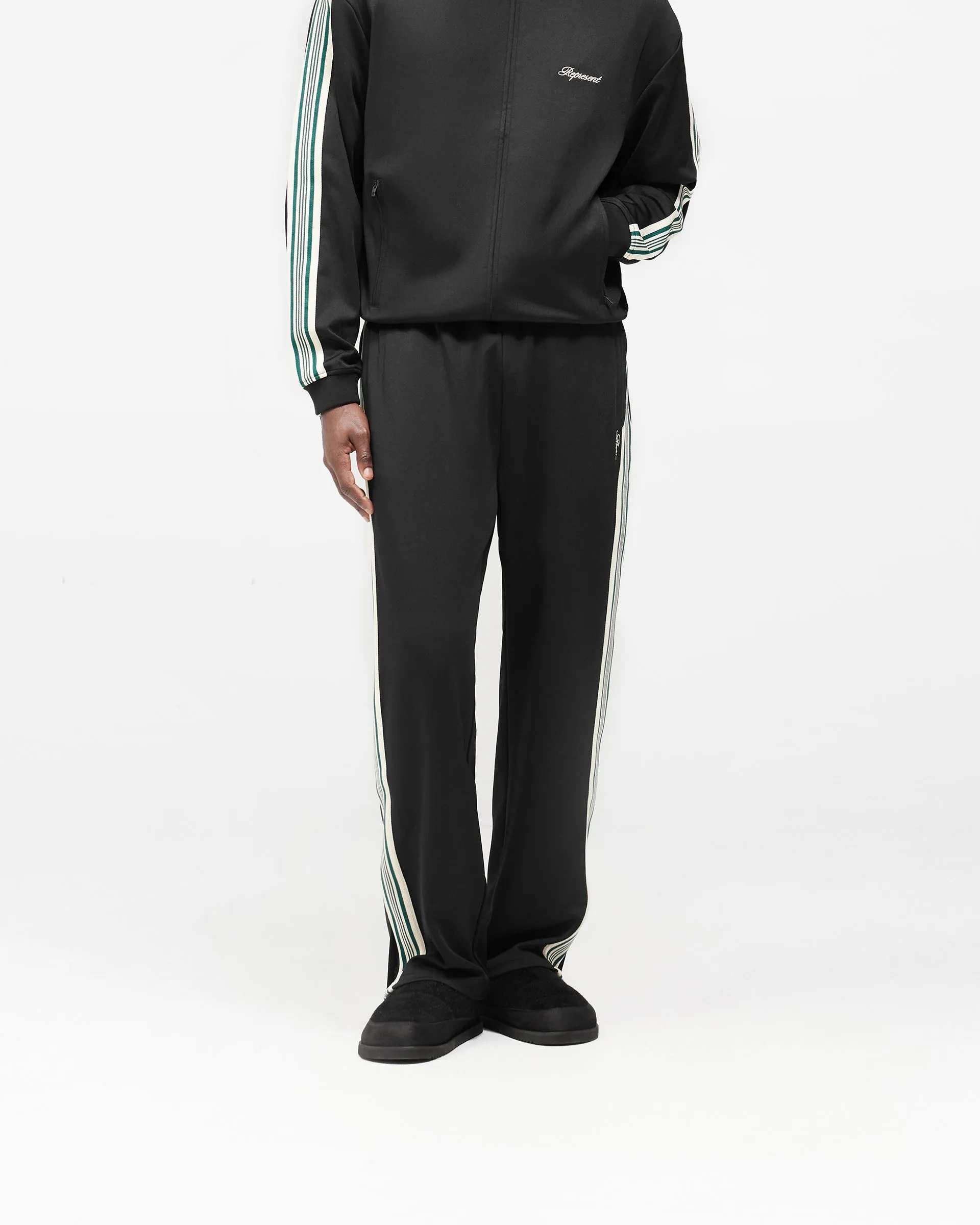 Taped Track Pant - Jet Black sold by Represent product image thumbnail 2