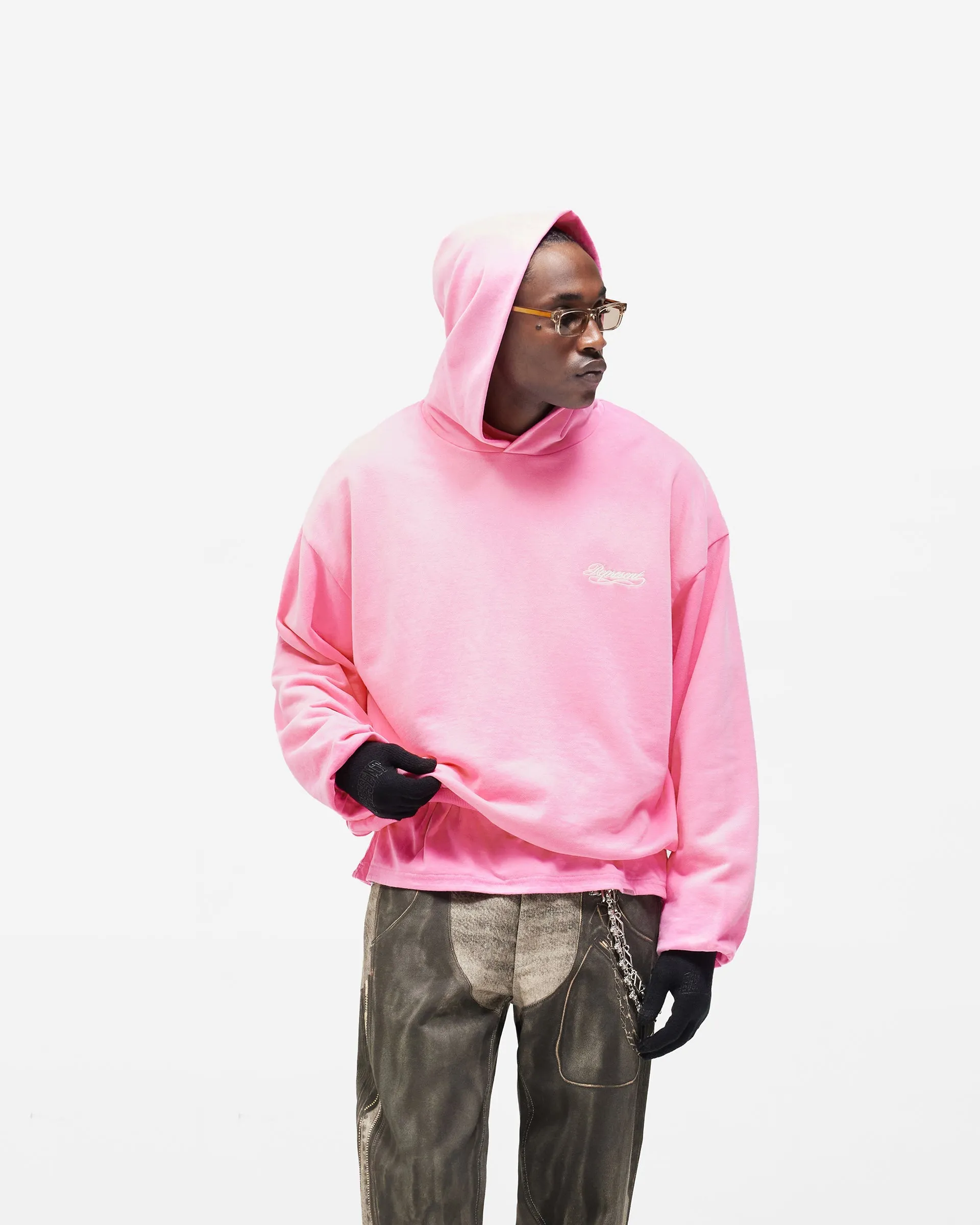 Dual Layer Script Hoodie - Candy sold by Represent product image thumbnail 5