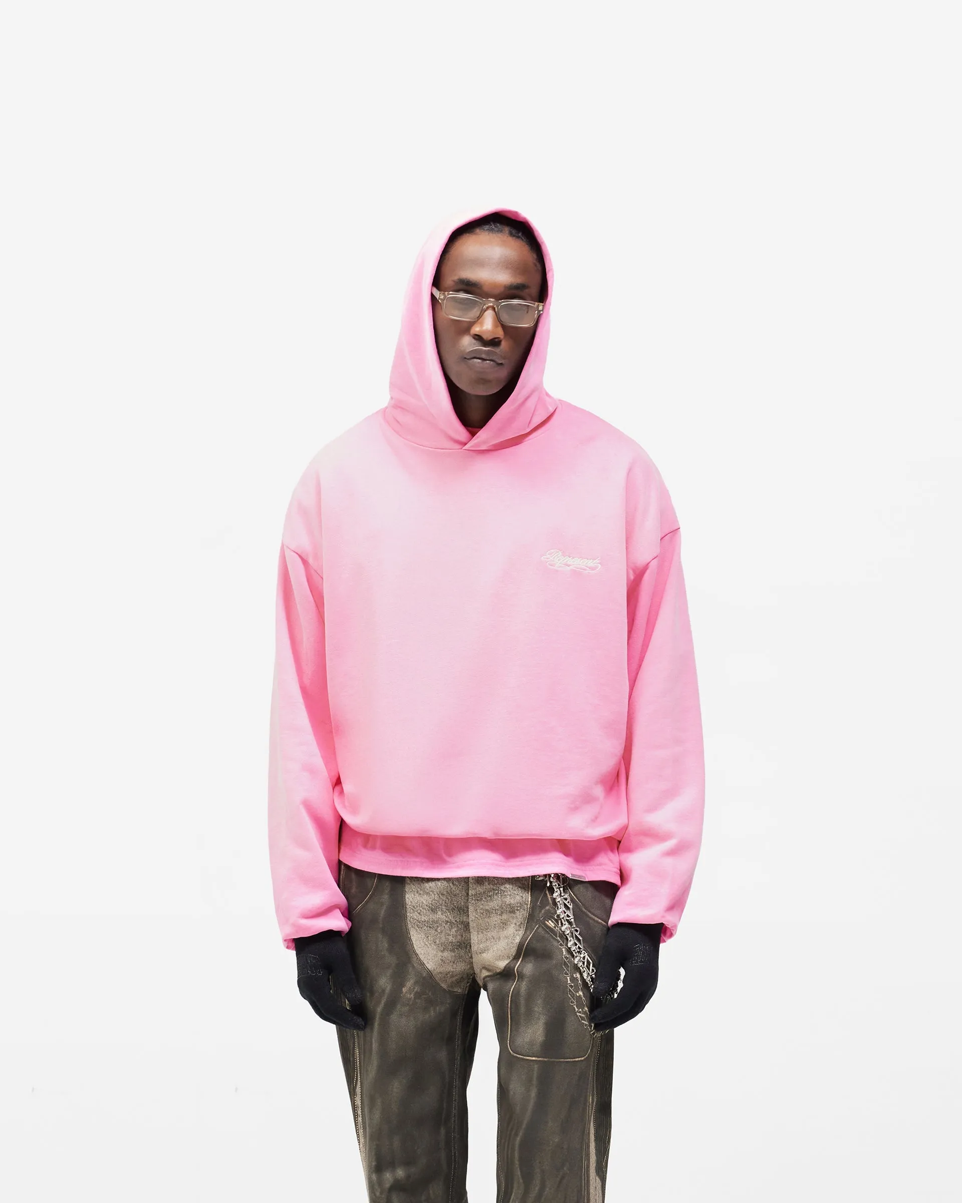 Dual Layer Script Hoodie - Candy sold by Represent product image thumbnail 3