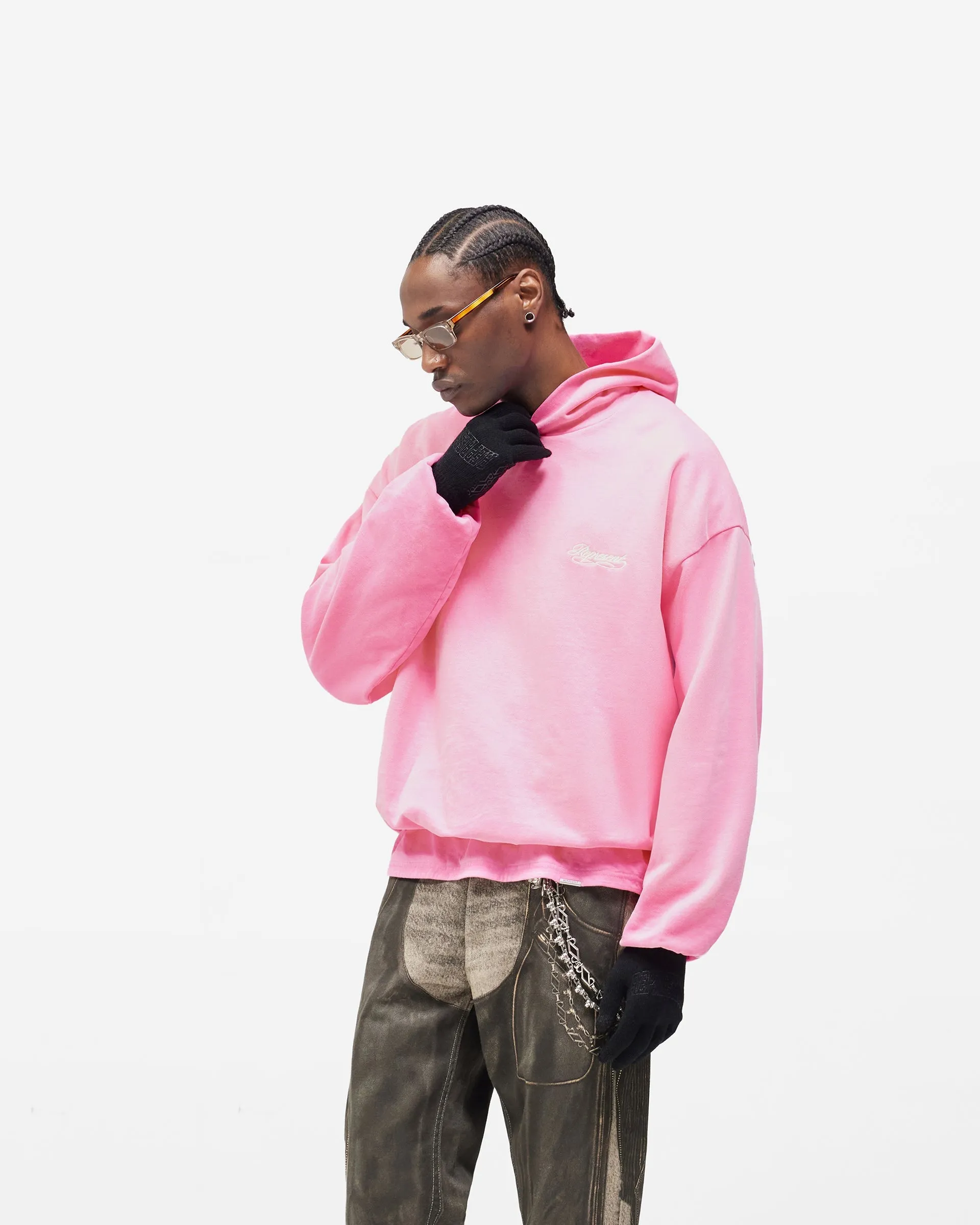 Dual Layer Script Hoodie - Candy sold by Represent product image thumbnail 4