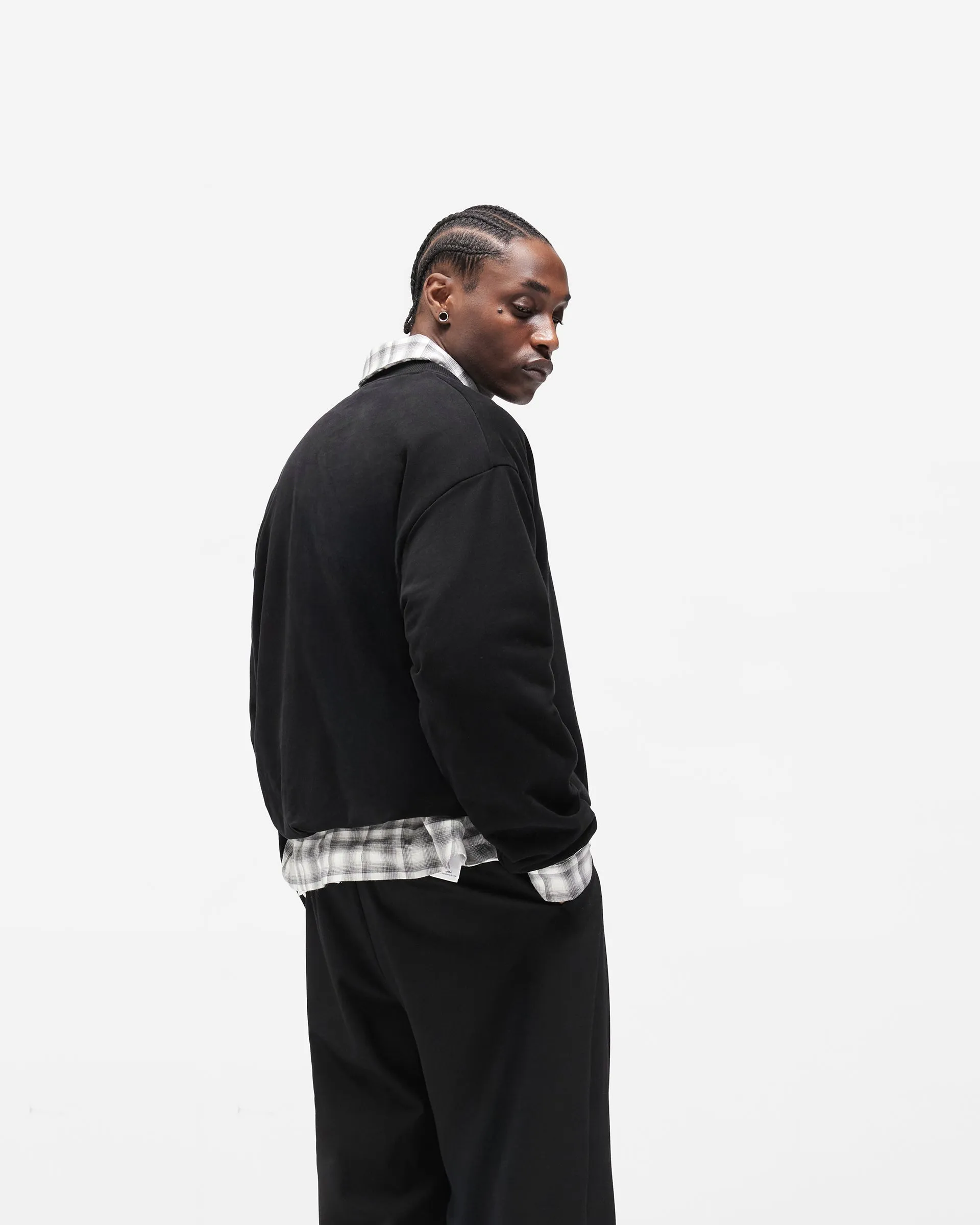 Dual Layer Script Sweater - Jet Black sold by Represent product image thumbnail 5