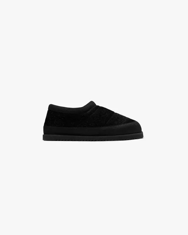 Winter Mule Hairy Suede - Black sold by Represent