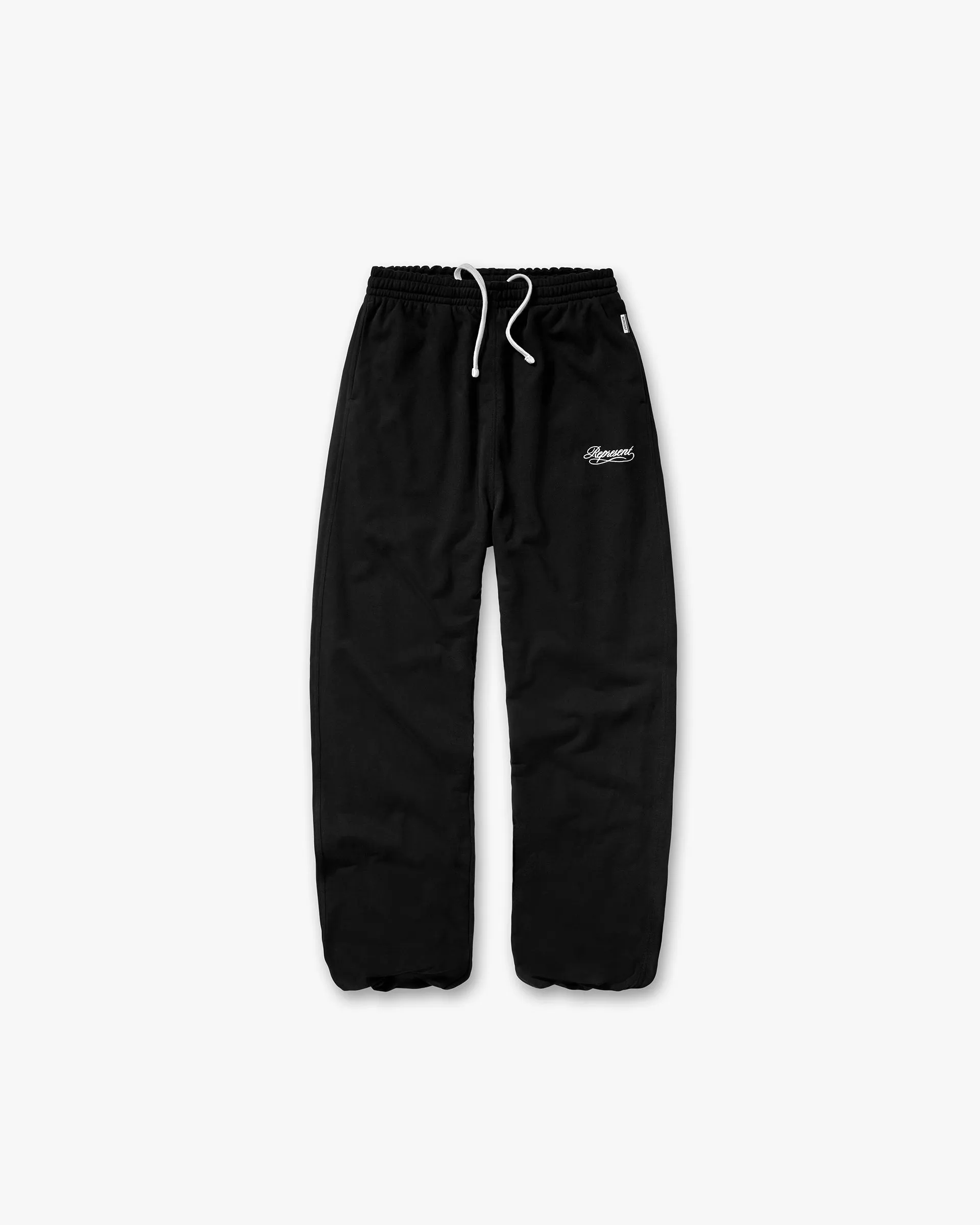 Dual Layer Script Sweatpants - Jet Black sold by Represent