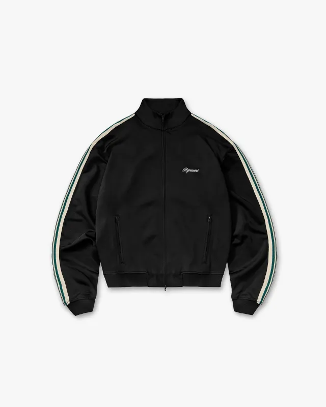 Taped Track Jacket - Jet Black sold by Represent
