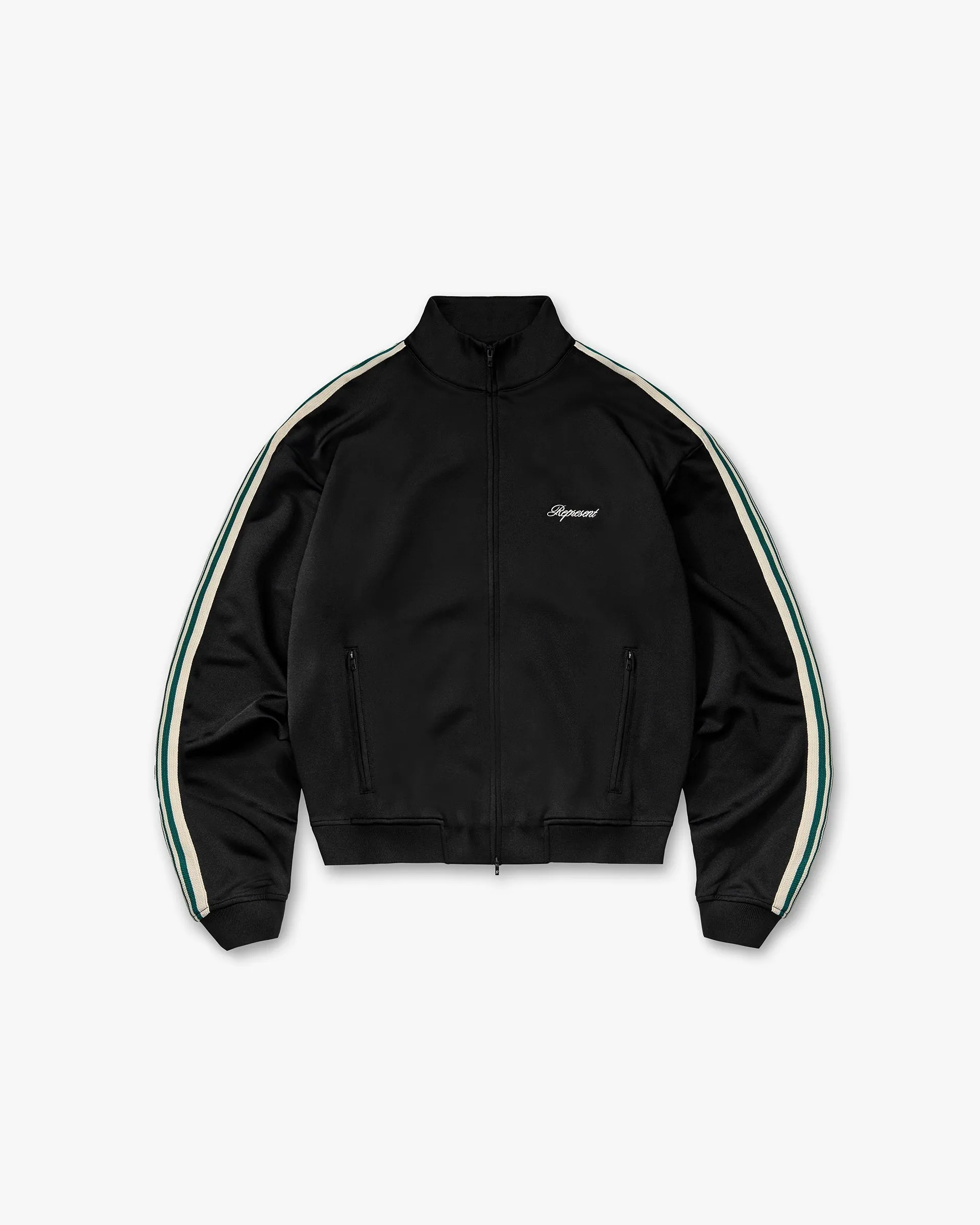 Taped Track Jacket - Jet Black sold by Represent
