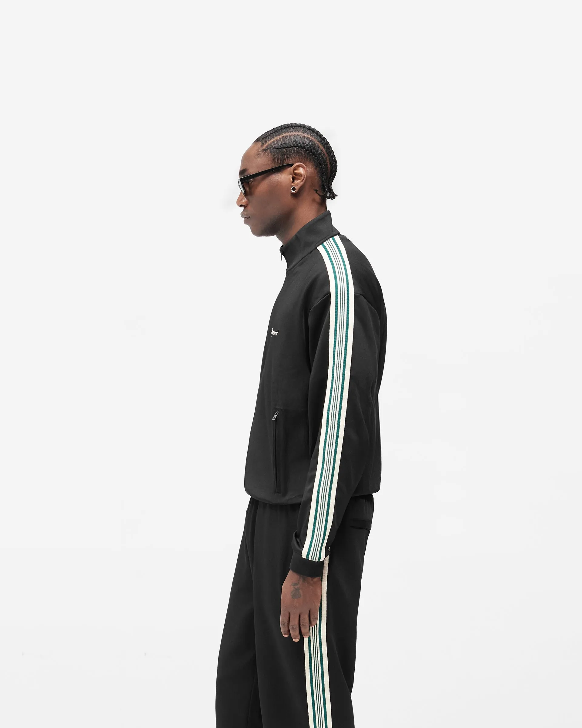 Taped Track Jacket - Jet Black sold by Represent product image thumbnail 5