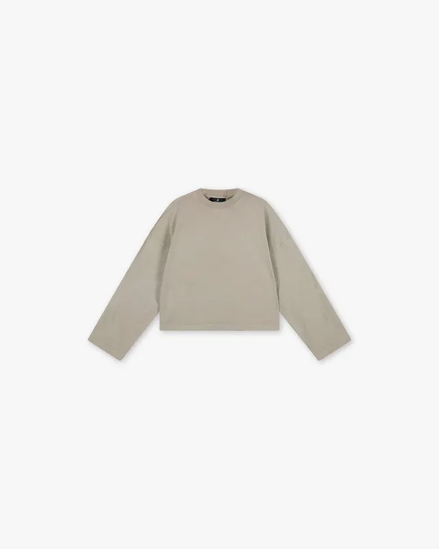 Initial Wide Sleeve T-Shirt - Storm sold by Represent