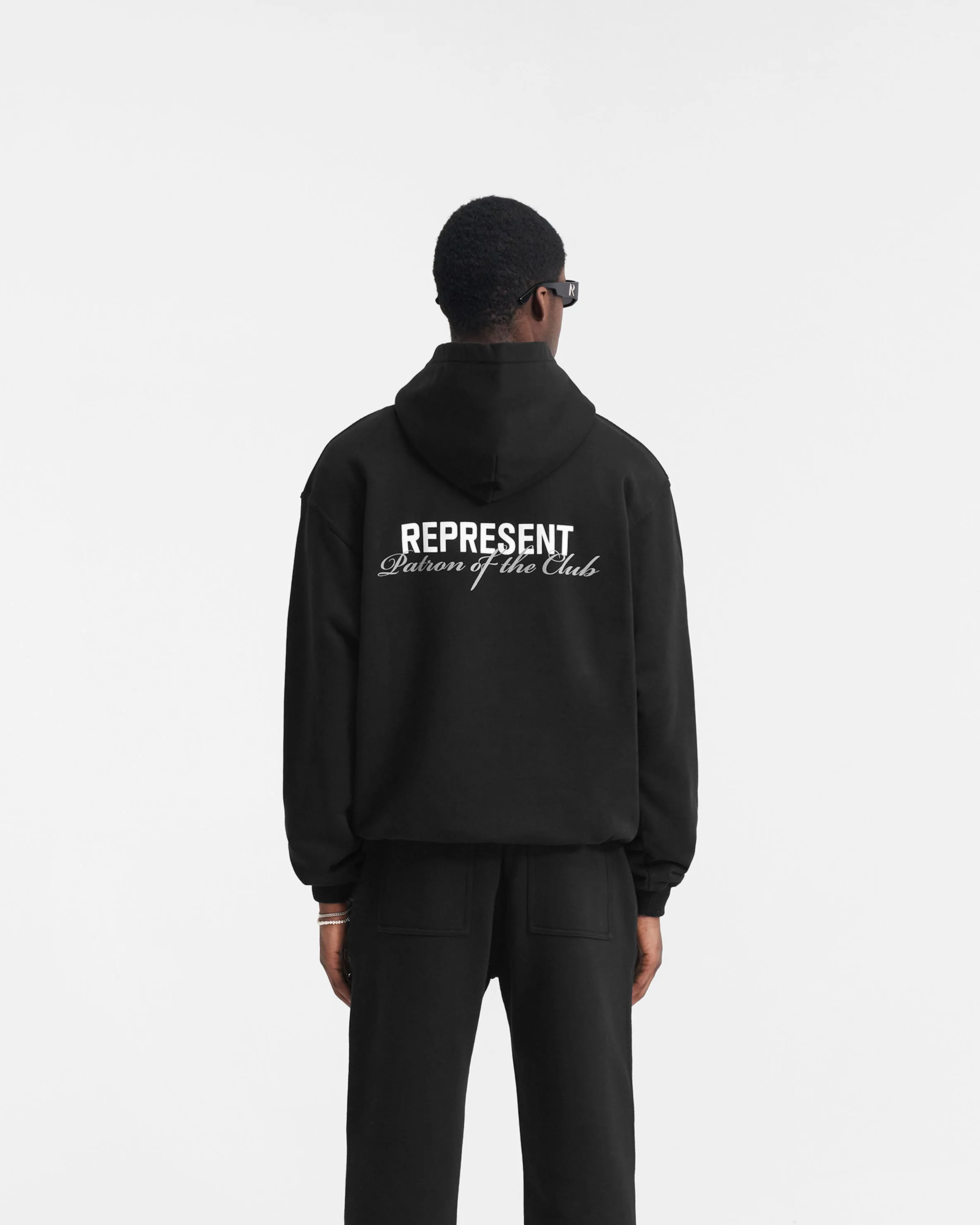 Patron Of The Club Hoodie - Black sold by Represent product image thumbnail 5