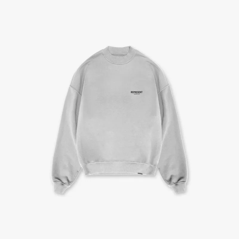 Represent Owners Club Sweater - Ash Grey sold by Represent