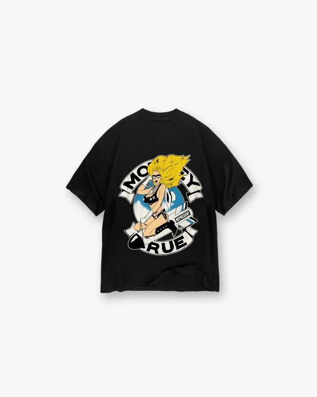 Represent X Mötley Crüe Secret Show T-Shirt - Black sold by Represent