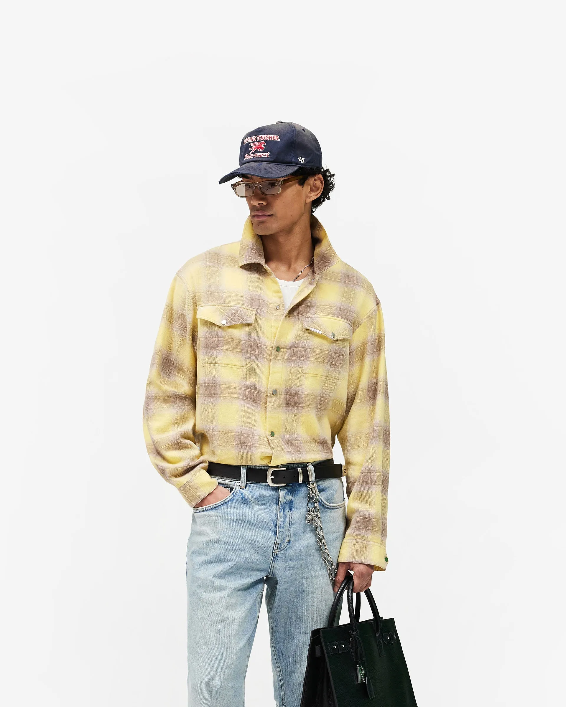 Vintage Flannel - Desert Yellow sold by Represent product image thumbnail 3
