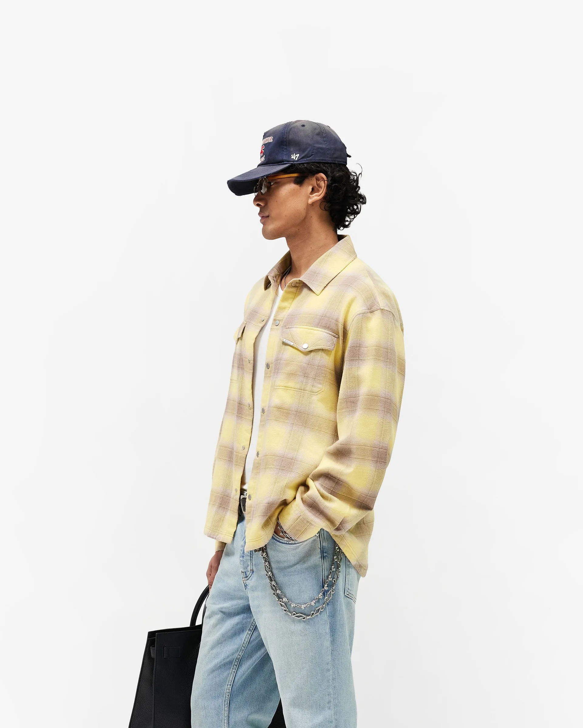 Vintage Flannel - Desert Yellow sold by Represent product image thumbnail 4