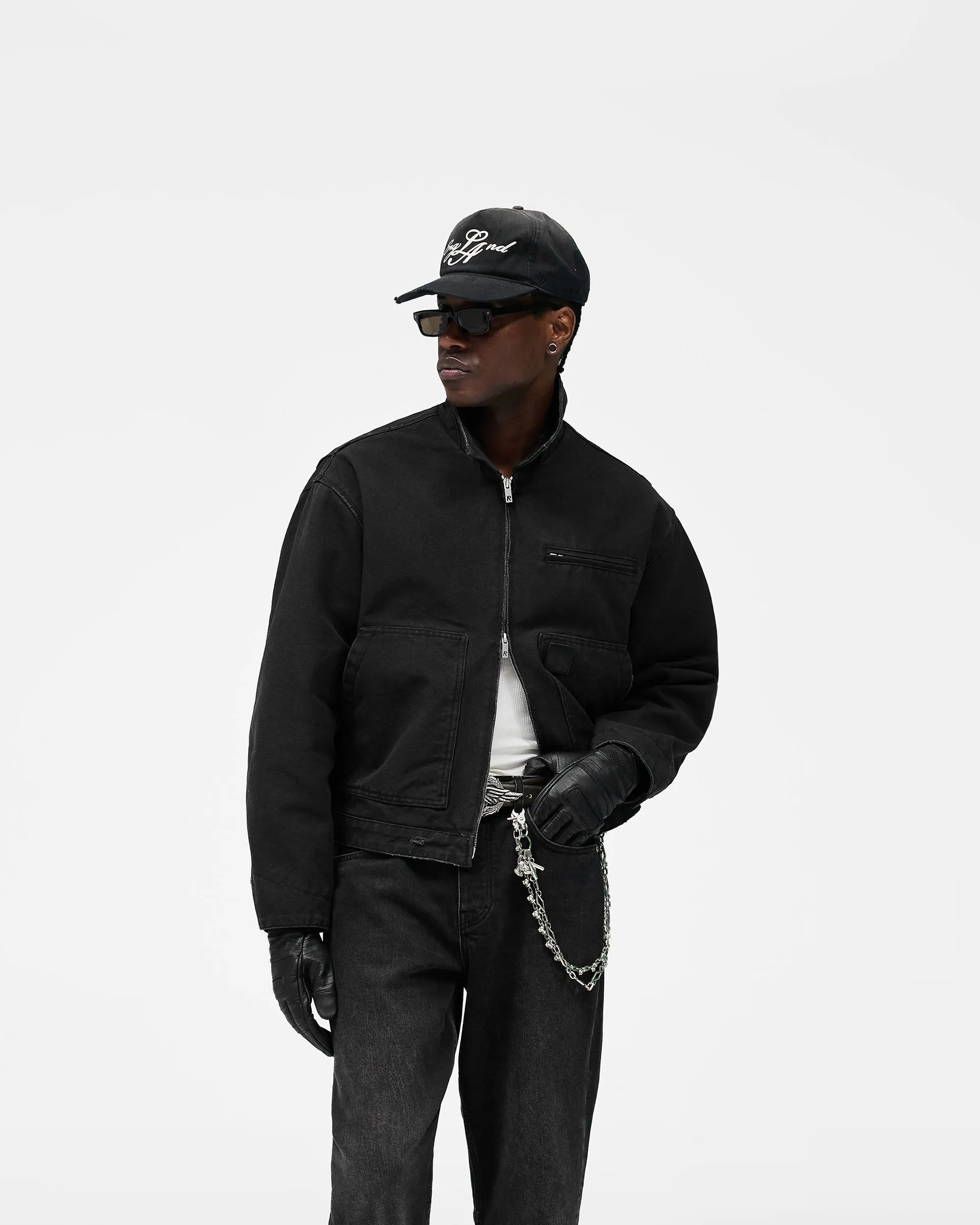 Heaton Workwear Jacket - Washed Black sold by Represent product image thumbnail 4
