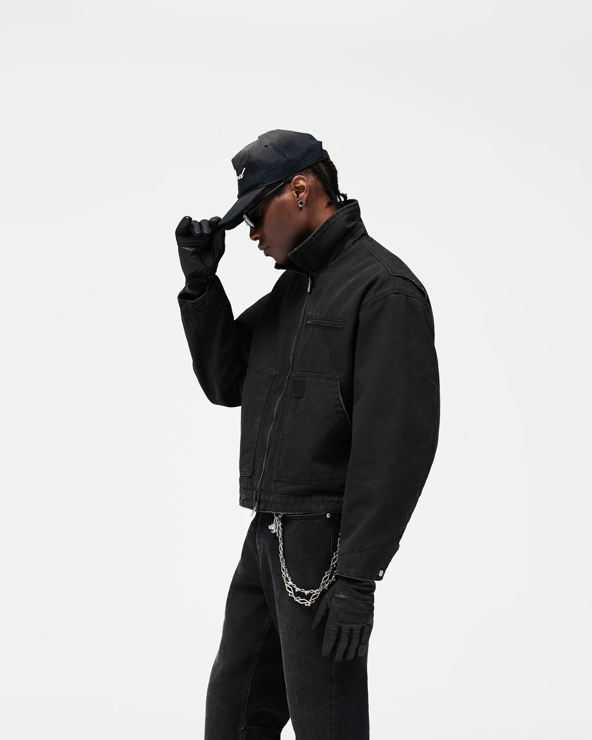 Heaton Workwear Jacket - Washed Black sold by Represent product image thumbnail 5