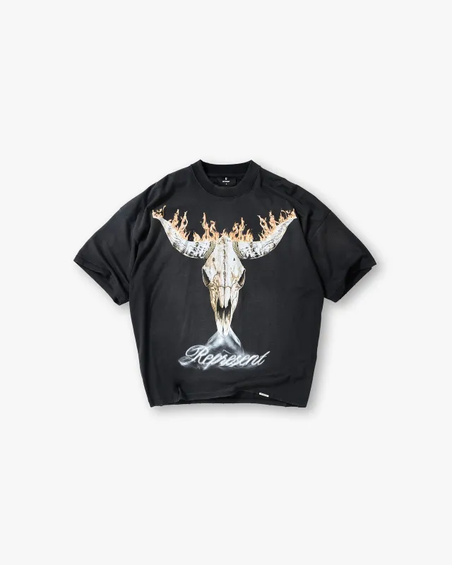 British Cowboys T-Shirt - Stained Black sold by Represent