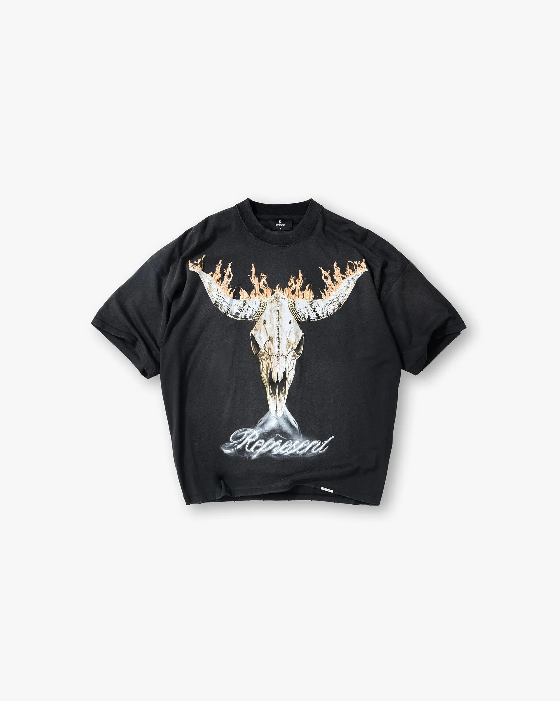 British Cowboys T-Shirt - Stained Black sold by Represent