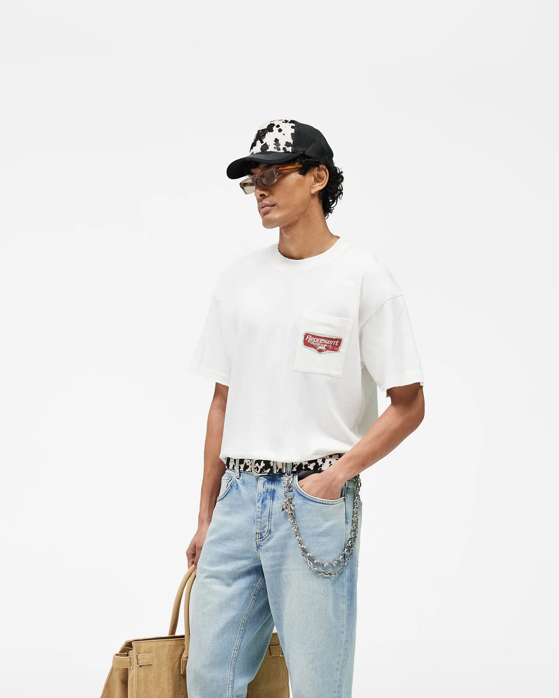 Nothing Faster T-Shirt - Flat White sold by Represent product image thumbnail 4