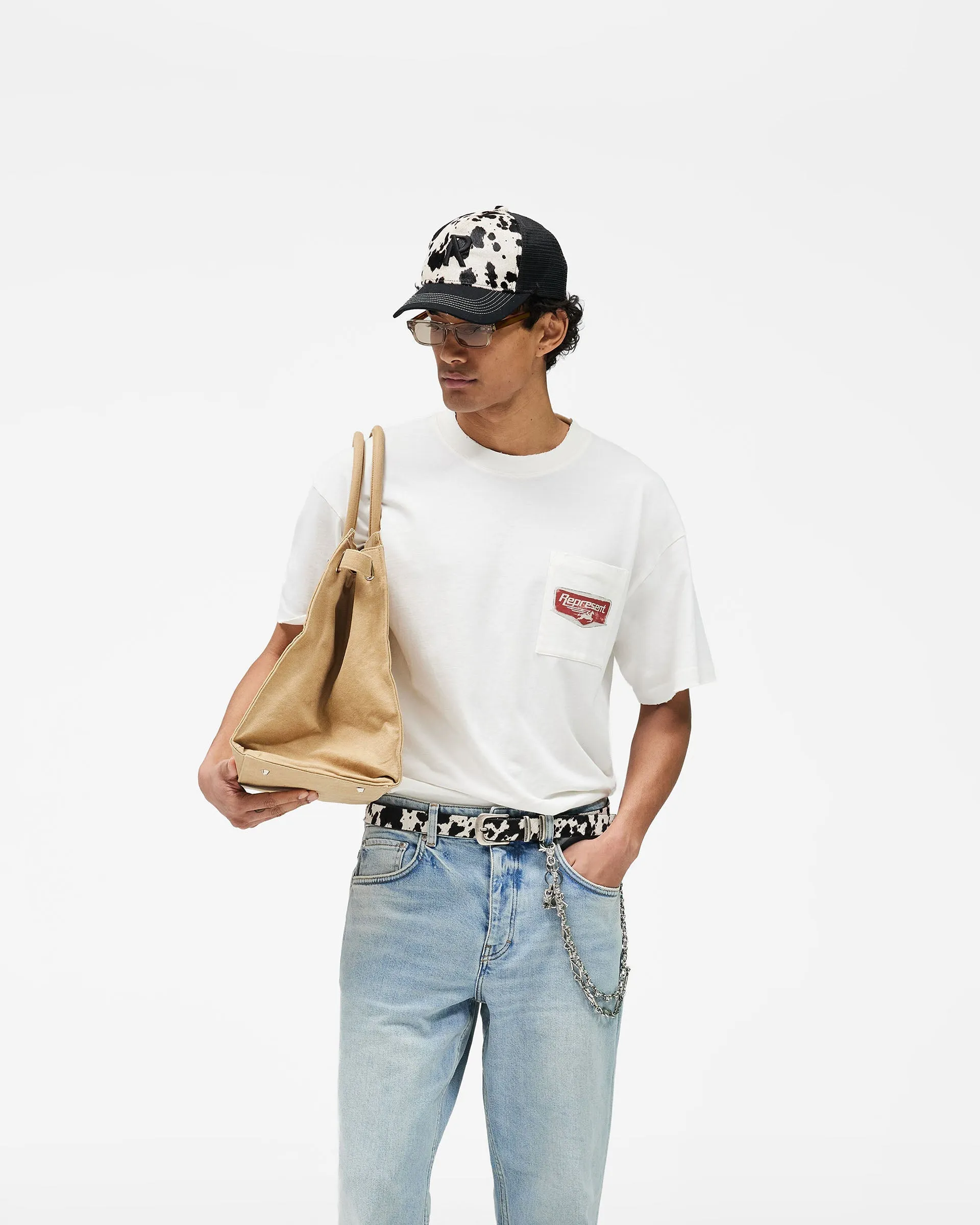 Nothing Faster T-Shirt - Flat White sold by Represent product image thumbnail 3