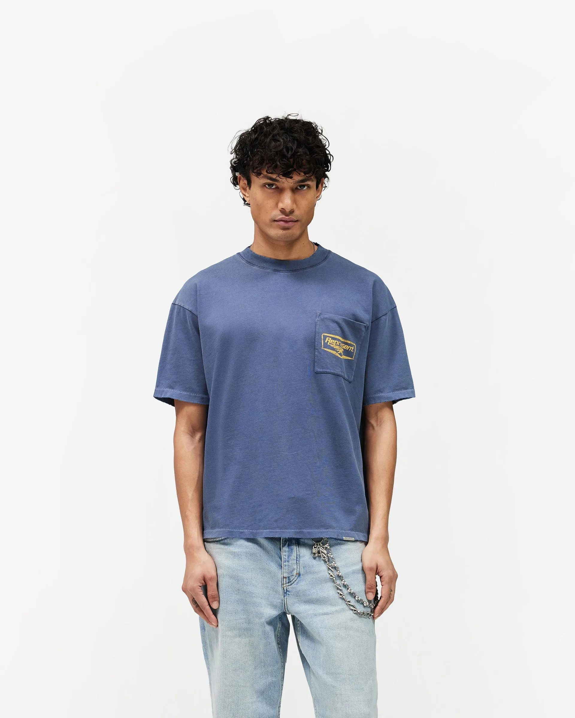Nothing Faster T-Shirt - Indigo sold by Represent product image thumbnail 3