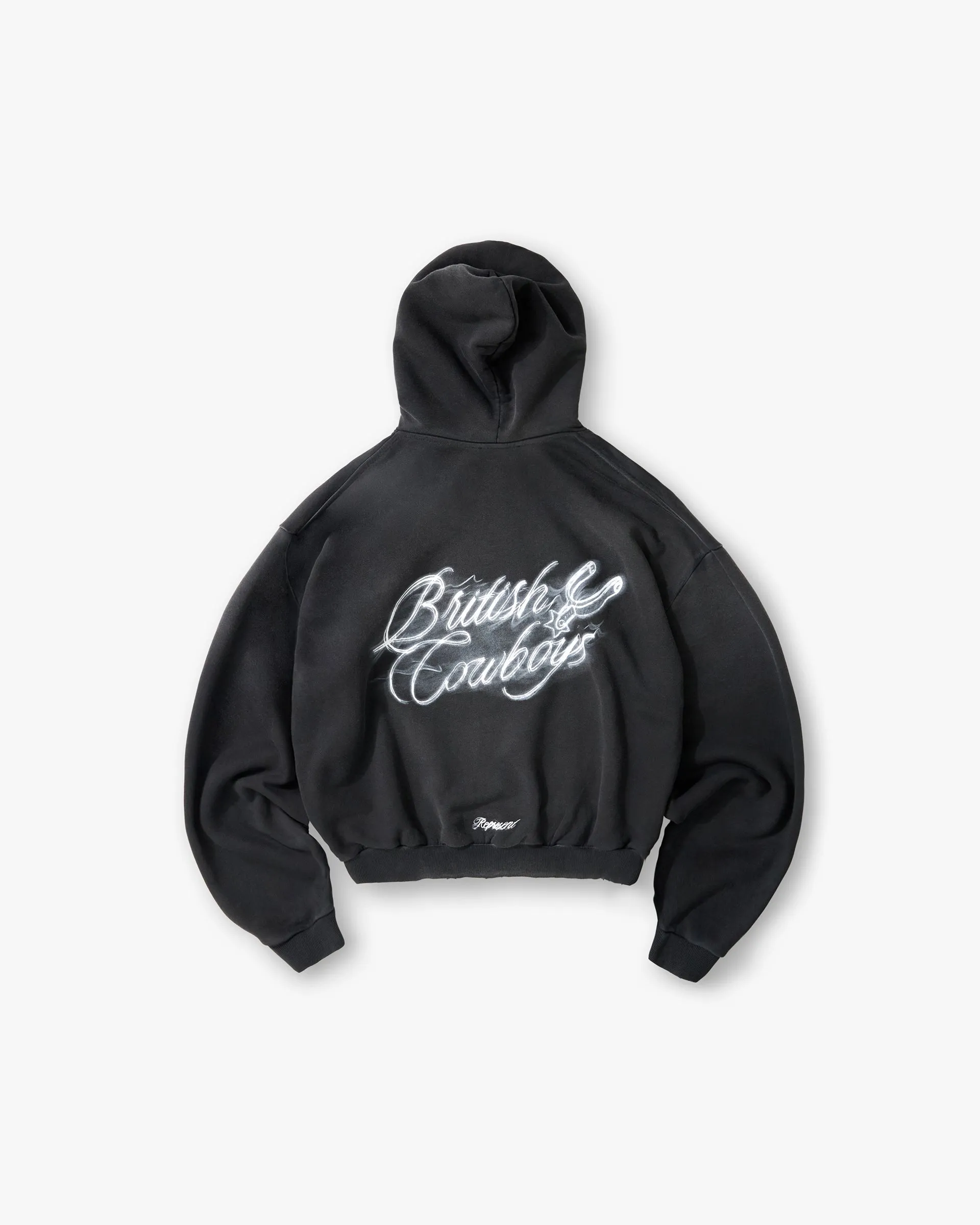 British Cowboys Hoodie - Stained Black sold by Represent product image thumbnail 2