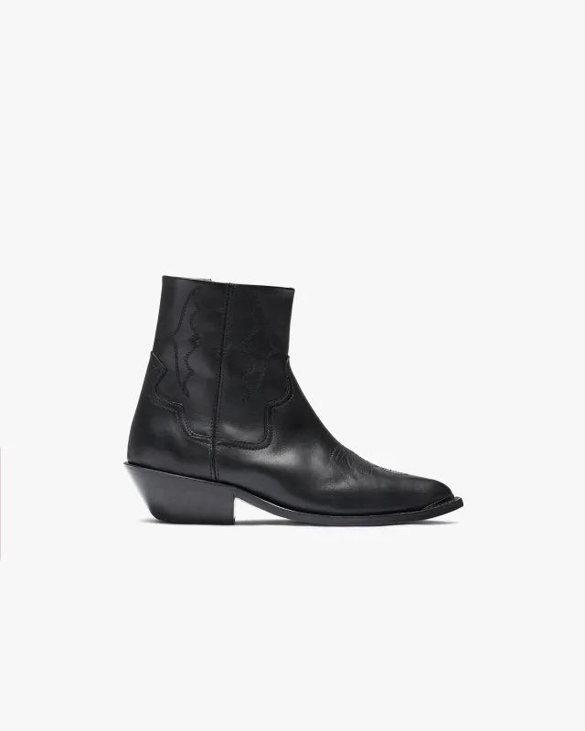 Michael Zip Boot  Leather - Black sold by Represent